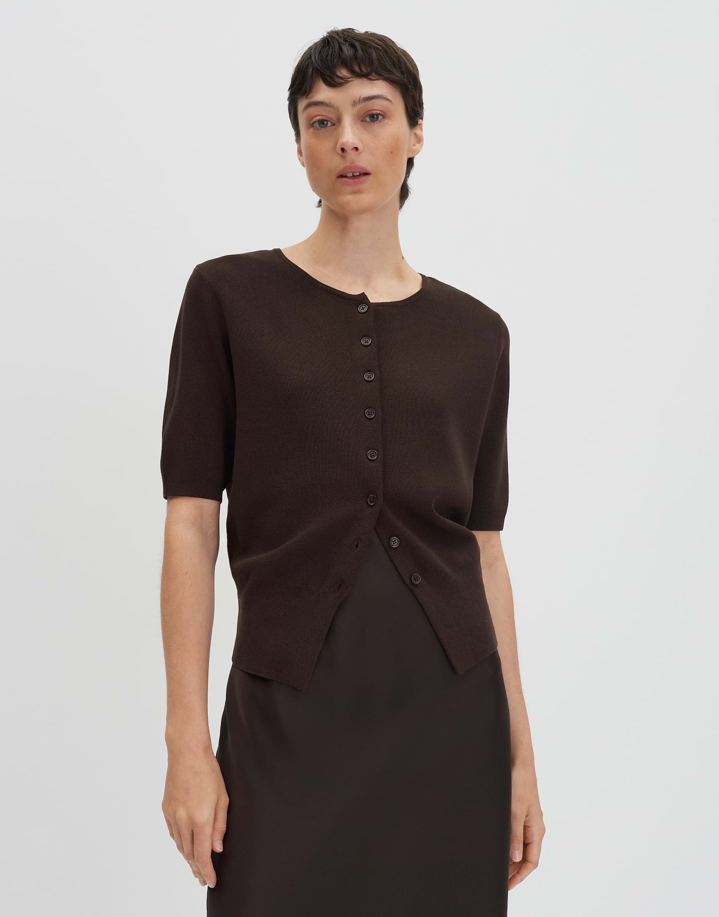 Someday Damen Pullover Dark Espresso