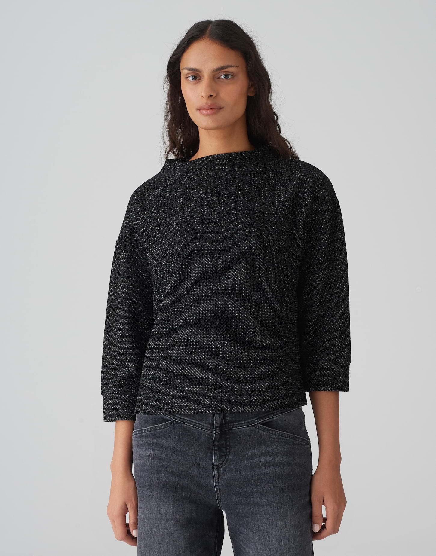 Opus Damen Sweatshirts Black