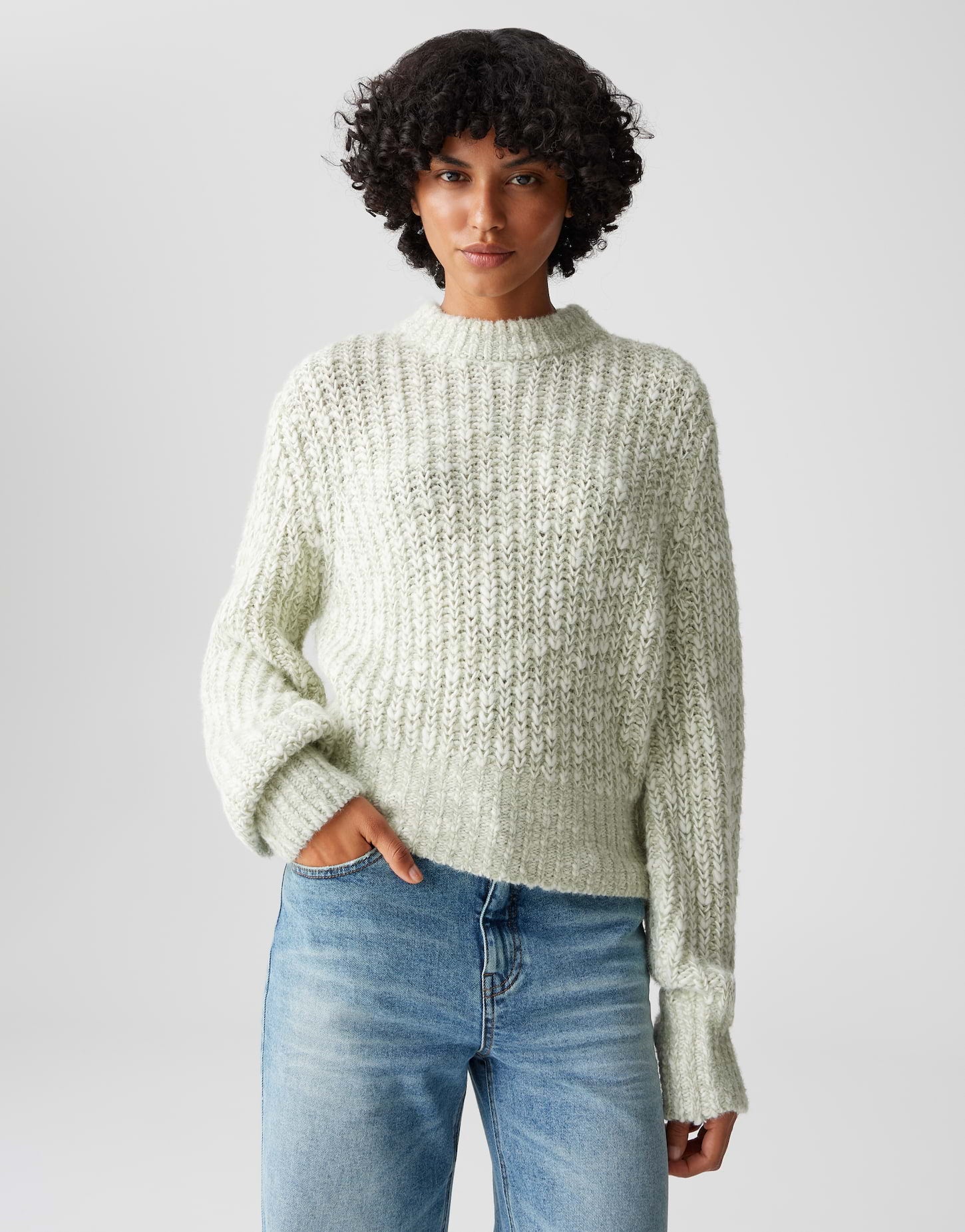 Opus Damen Pullover Soft Matcha