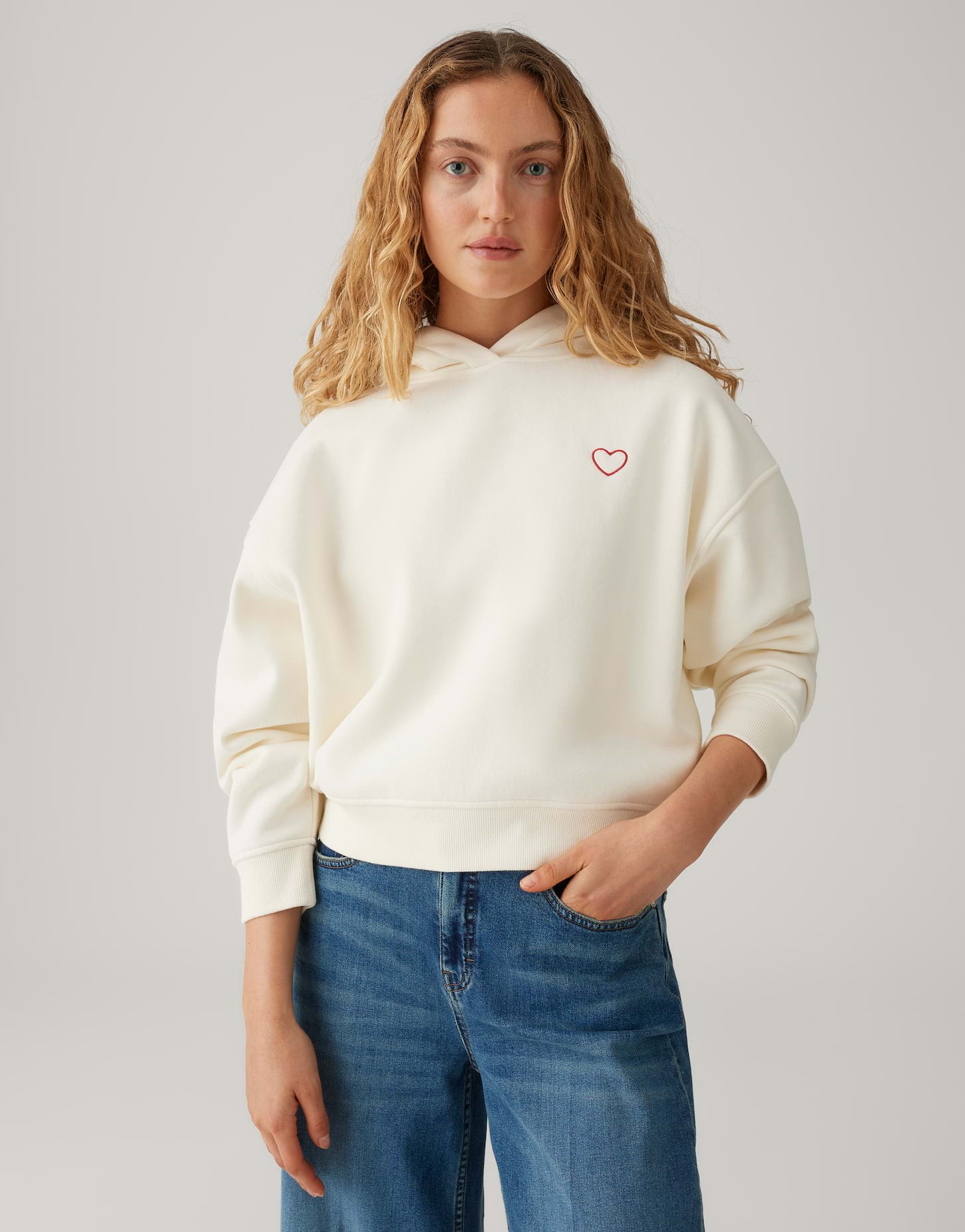 Opus Damen Sweatshirts Light Cotton