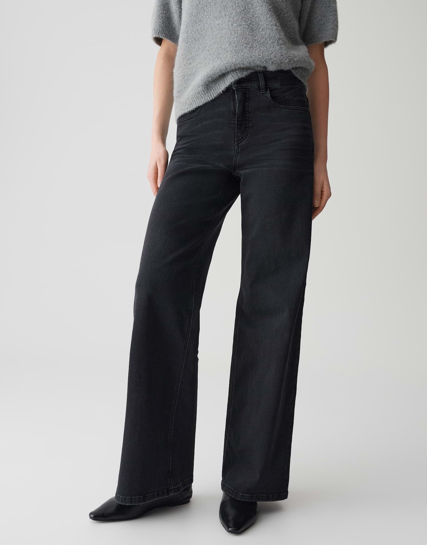Opus Pants Damen Jeans Washed Bl