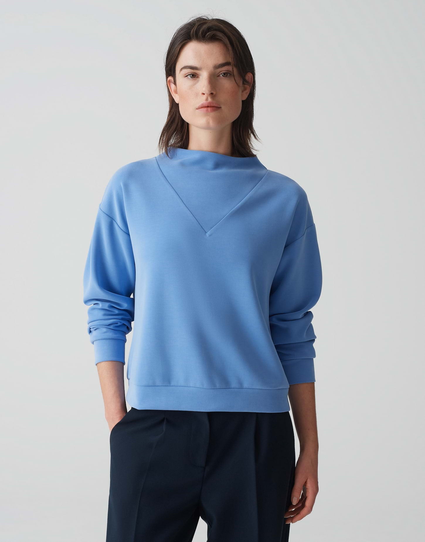 Opus Damen Sweatshirts Blue Salt