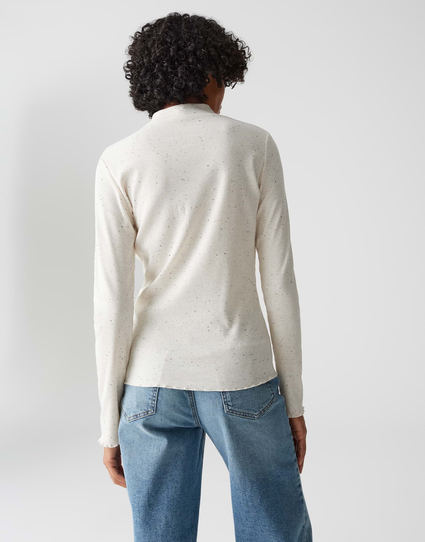 Opus Damen T-Shirts Soft Cream