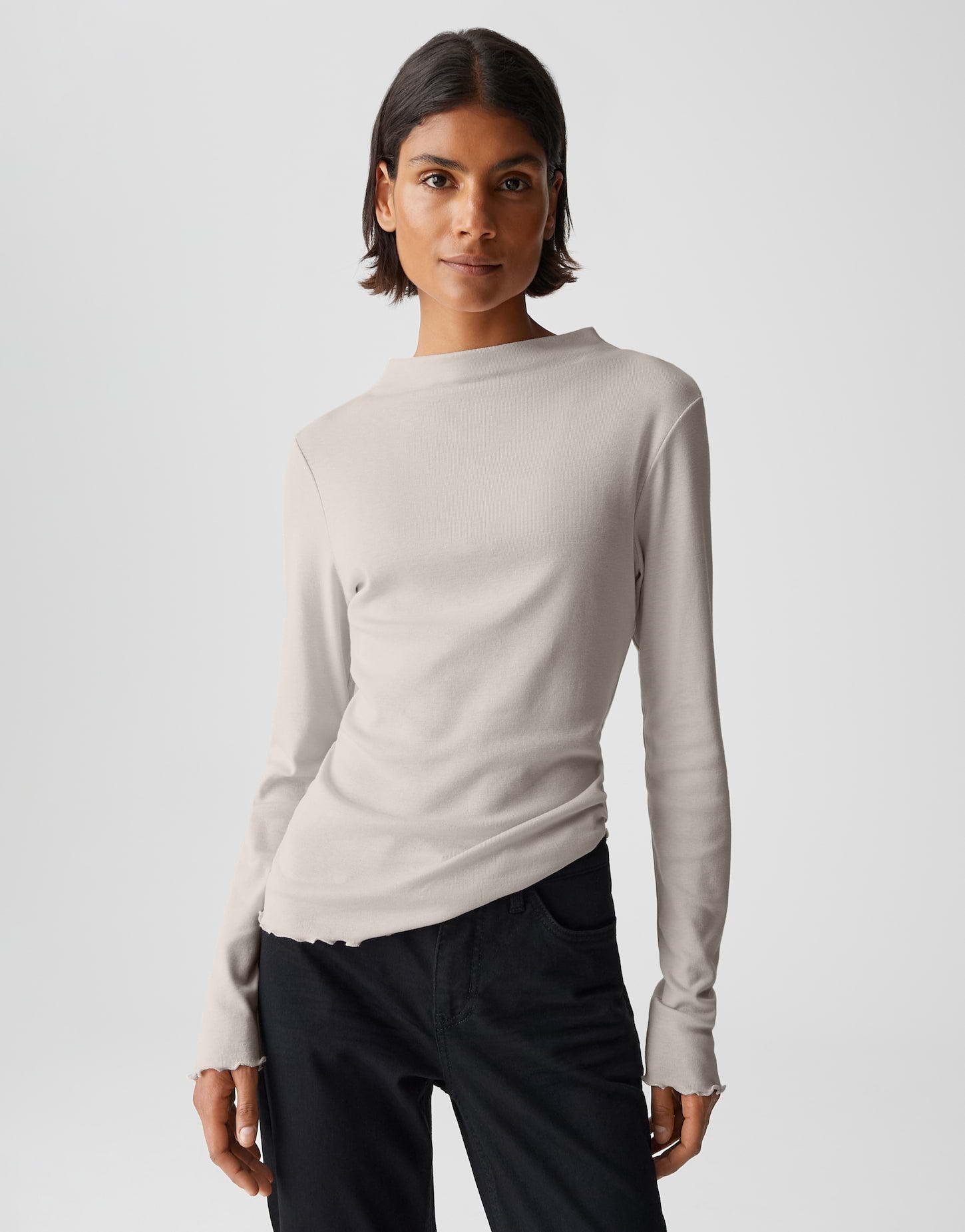 Opus Damen T-Shirts Ivory