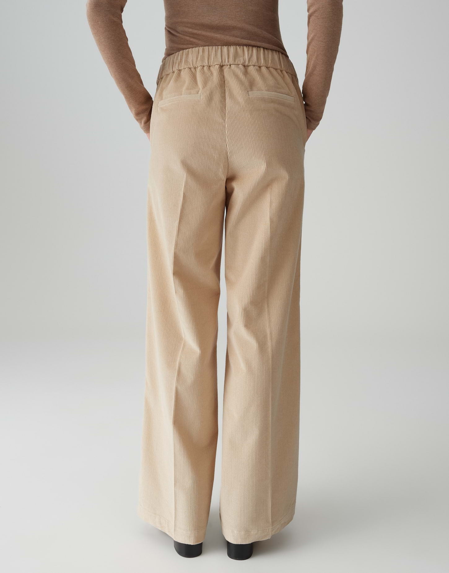 Opus Pants Damen Hosen Macadamia
