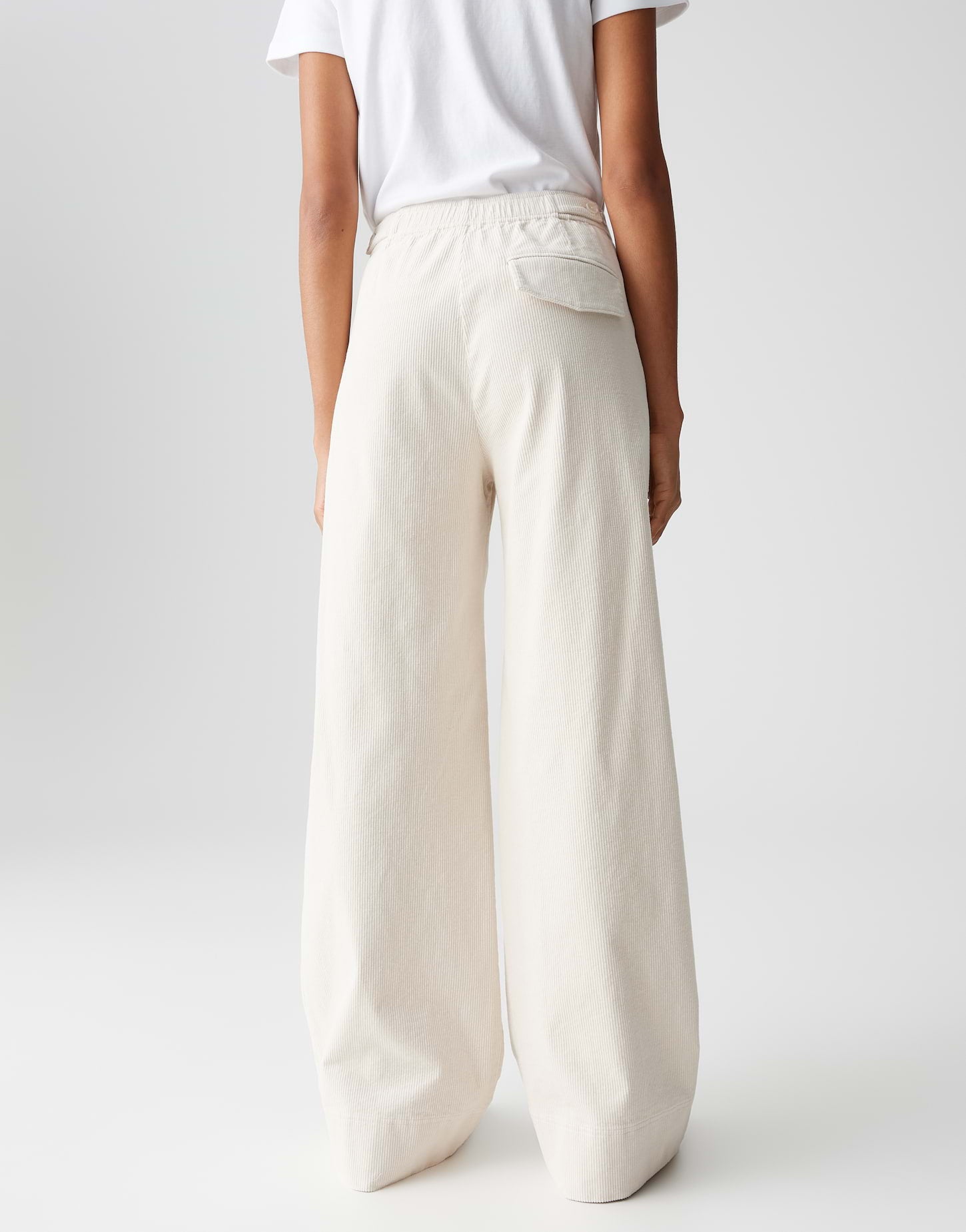 Opus Damen Hosen Soft Cream