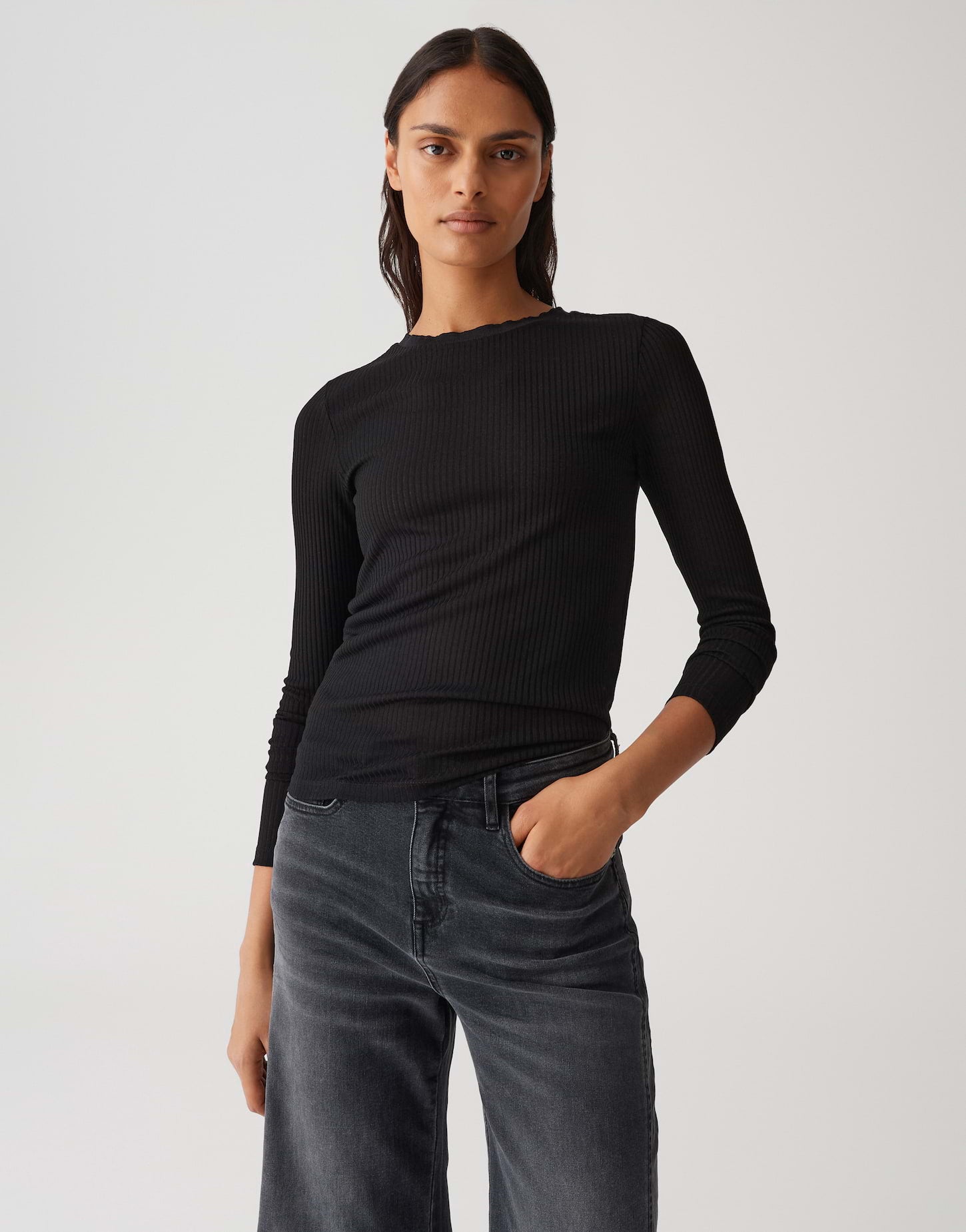 Opus Damen T-Shirts Black