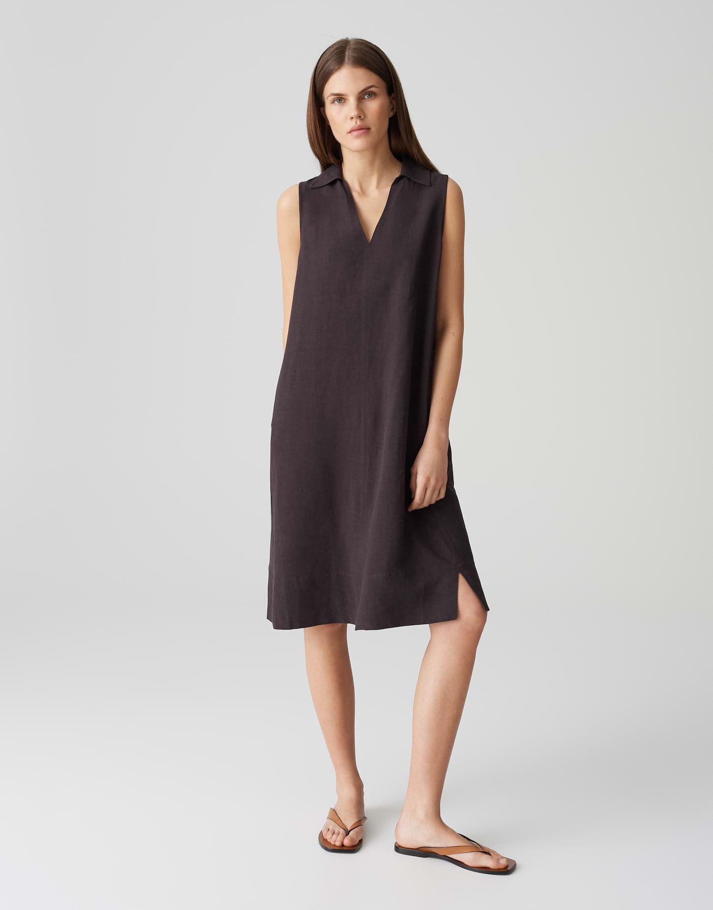 Opus Damen Kleider Midnight Brown