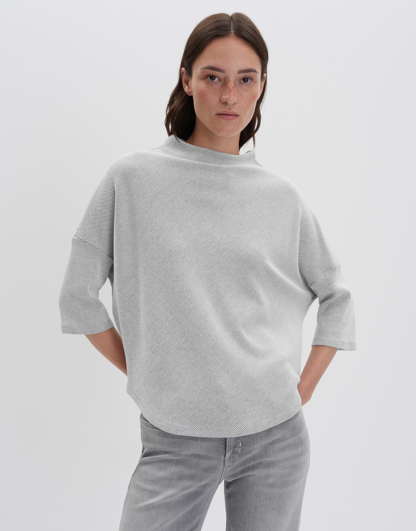 Someday Damen T-Shirts Ashy Grey Melan