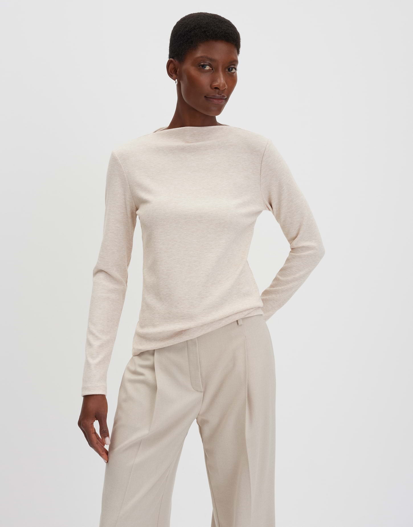 Someday Damen T-Shirts Mellow Mélange