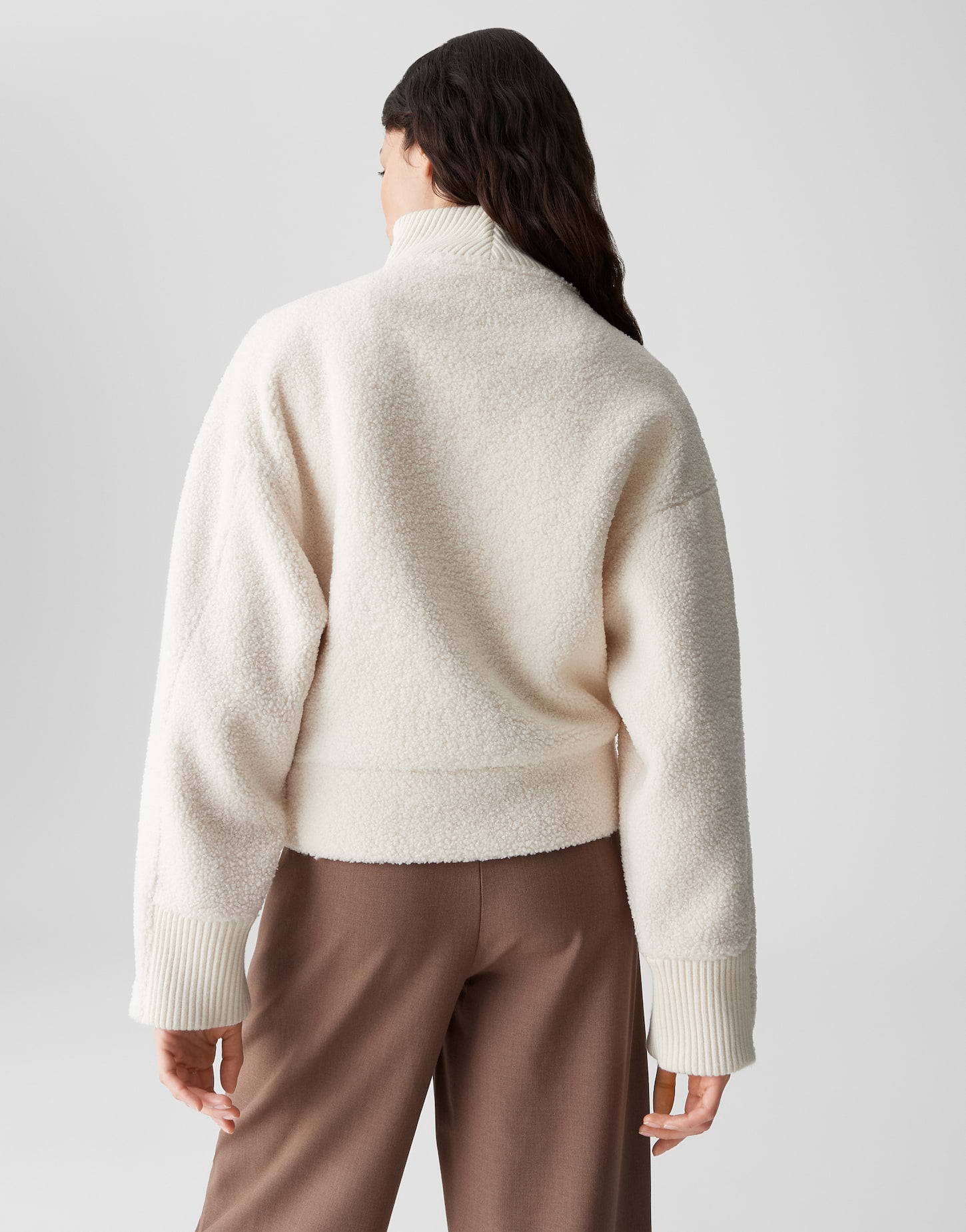 Opus Damen Sweatshirts Soft Cream