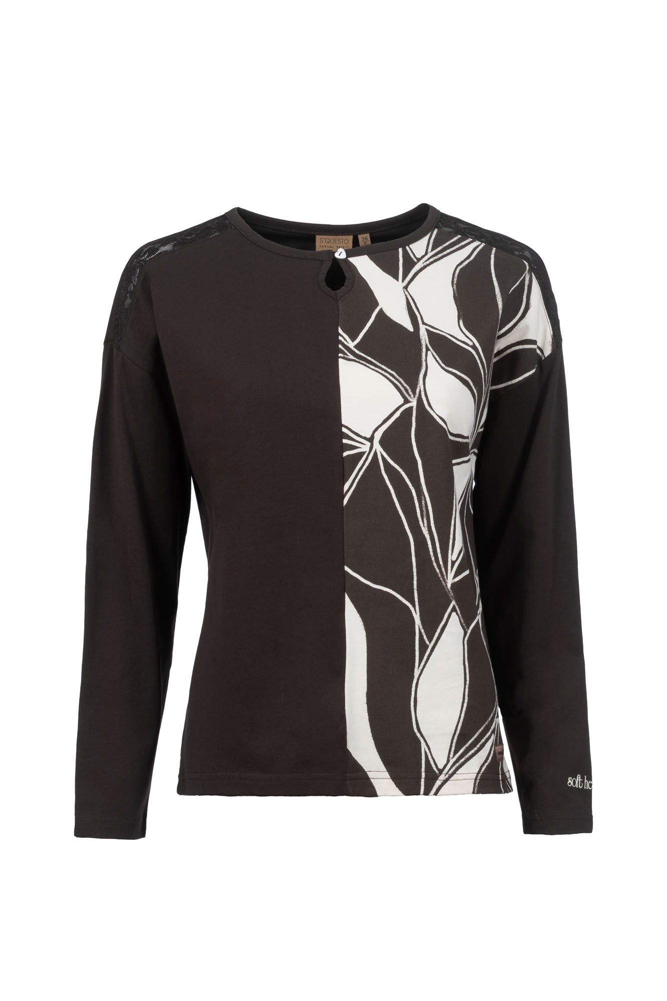 Soquesto Damen T-Shirts Kaffee