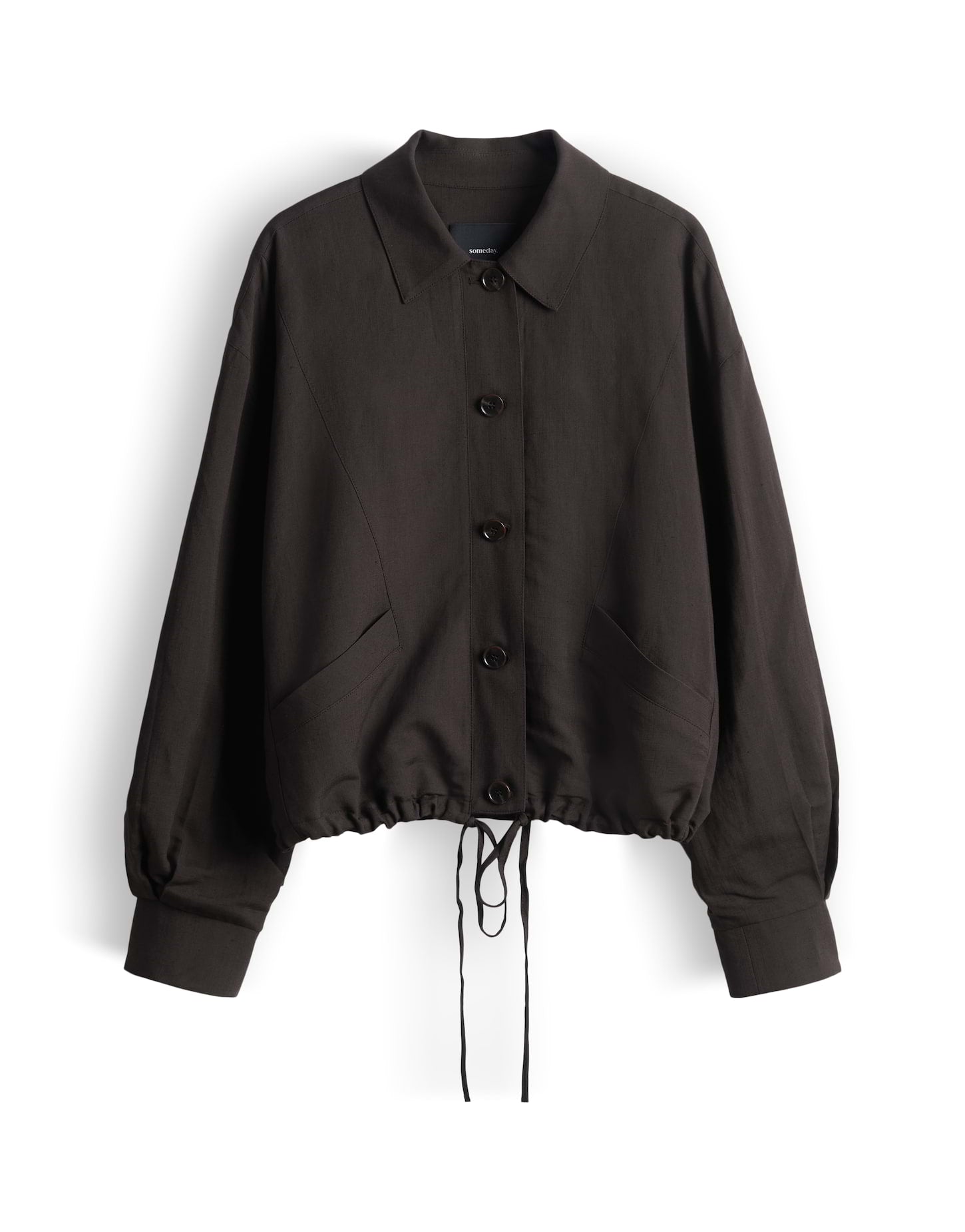 Someday Damen Blazer Dark Truffle