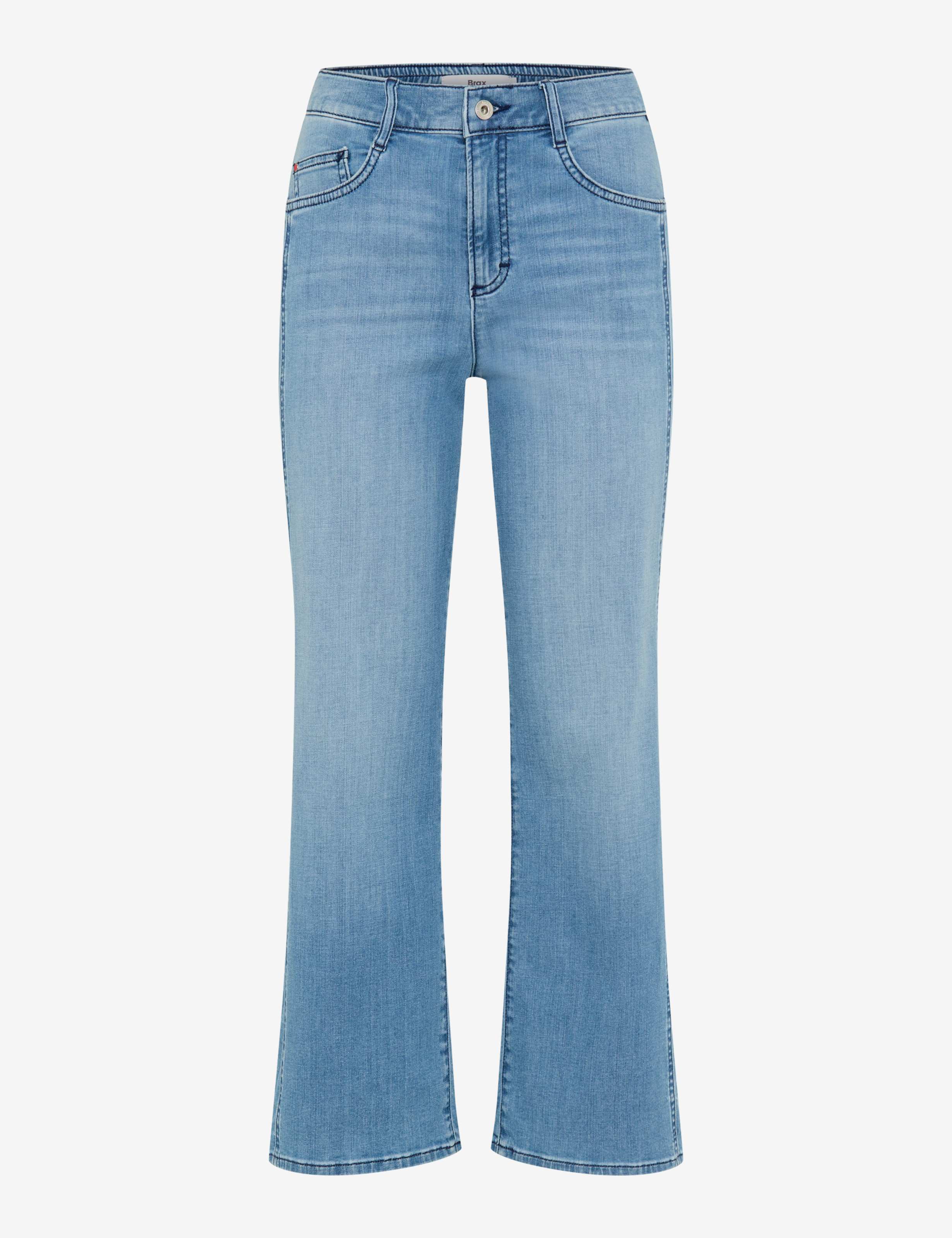 Brax Damen Jeans Used Light Blue