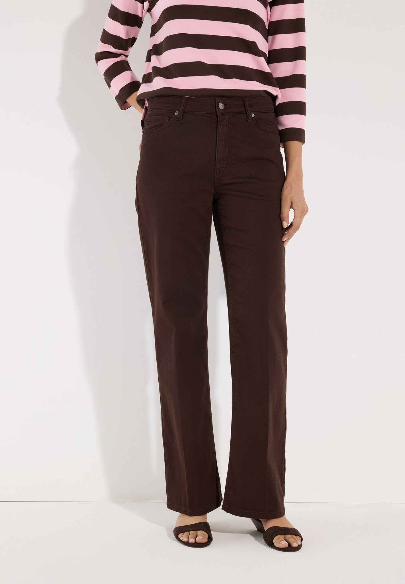 More & More Damen Jeans Espresso B