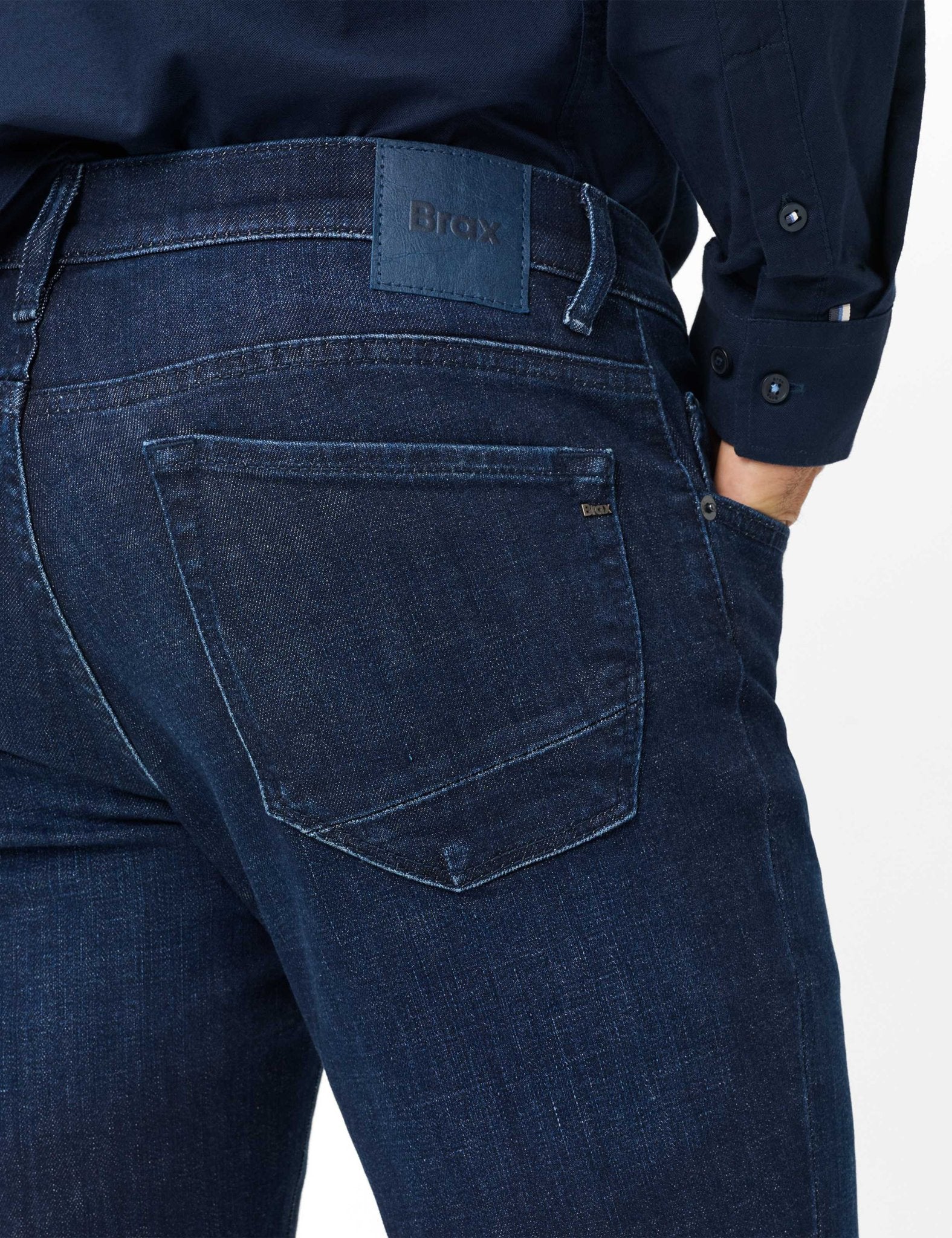 Brax Herren Jeans Dark Blue Us