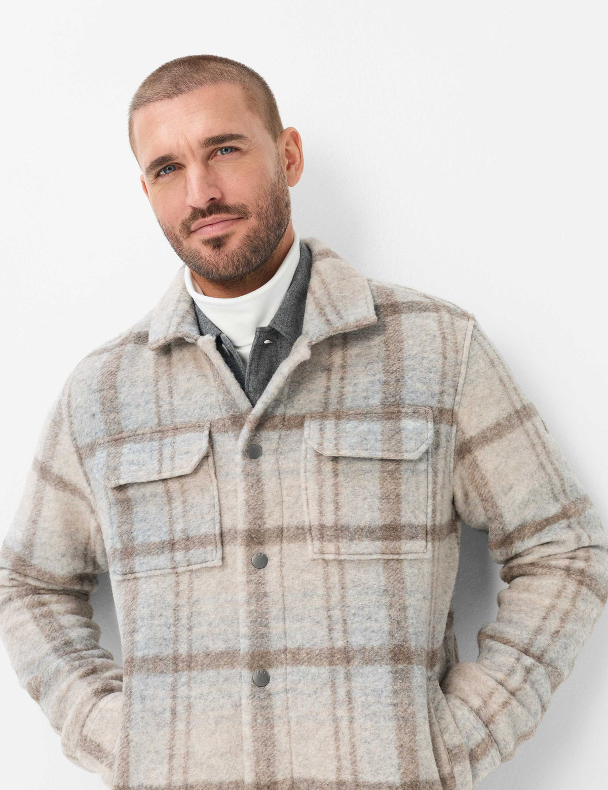 Brax Herren Sweatshirts Cappucino