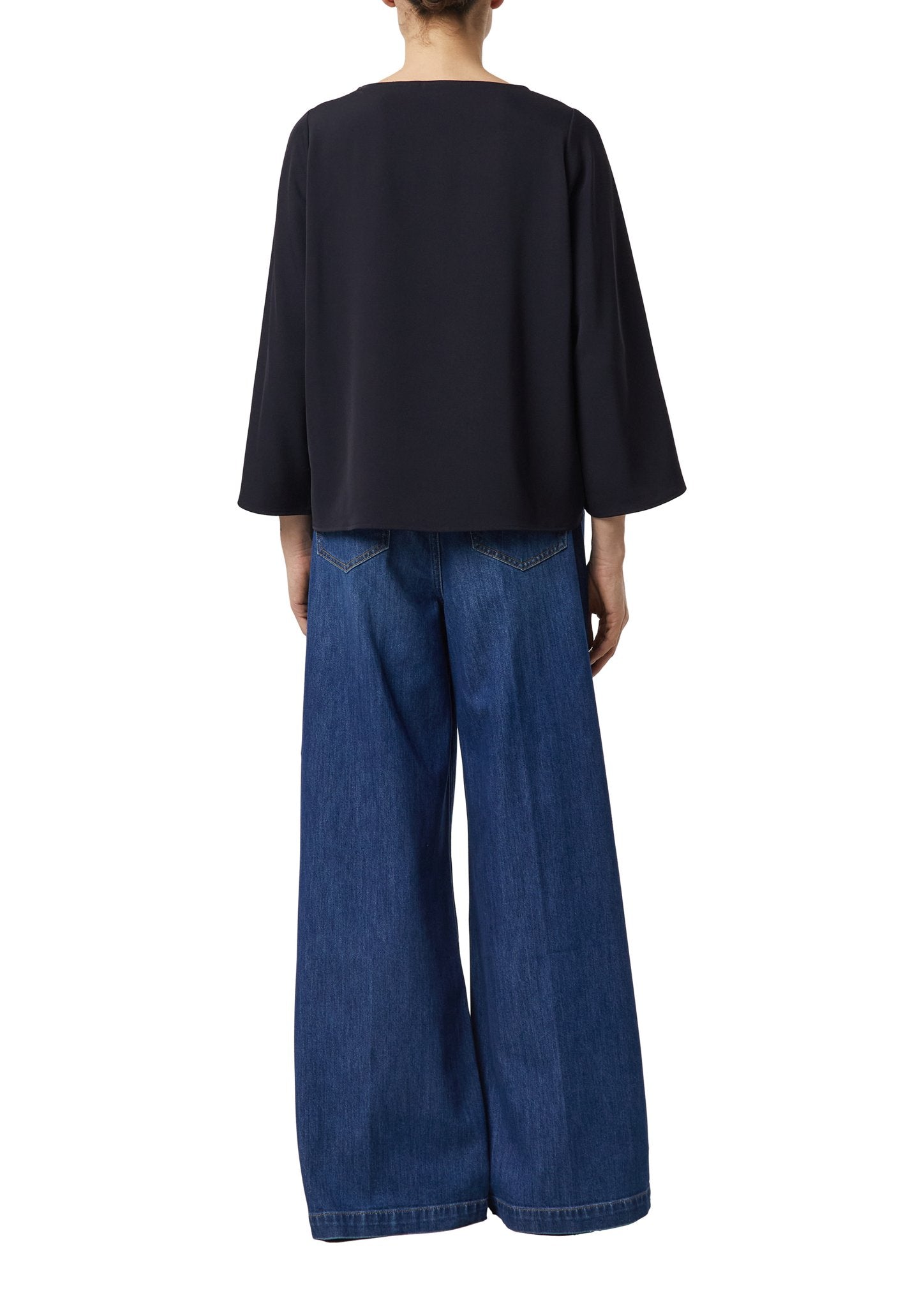 Comma Damen Blusen Blue