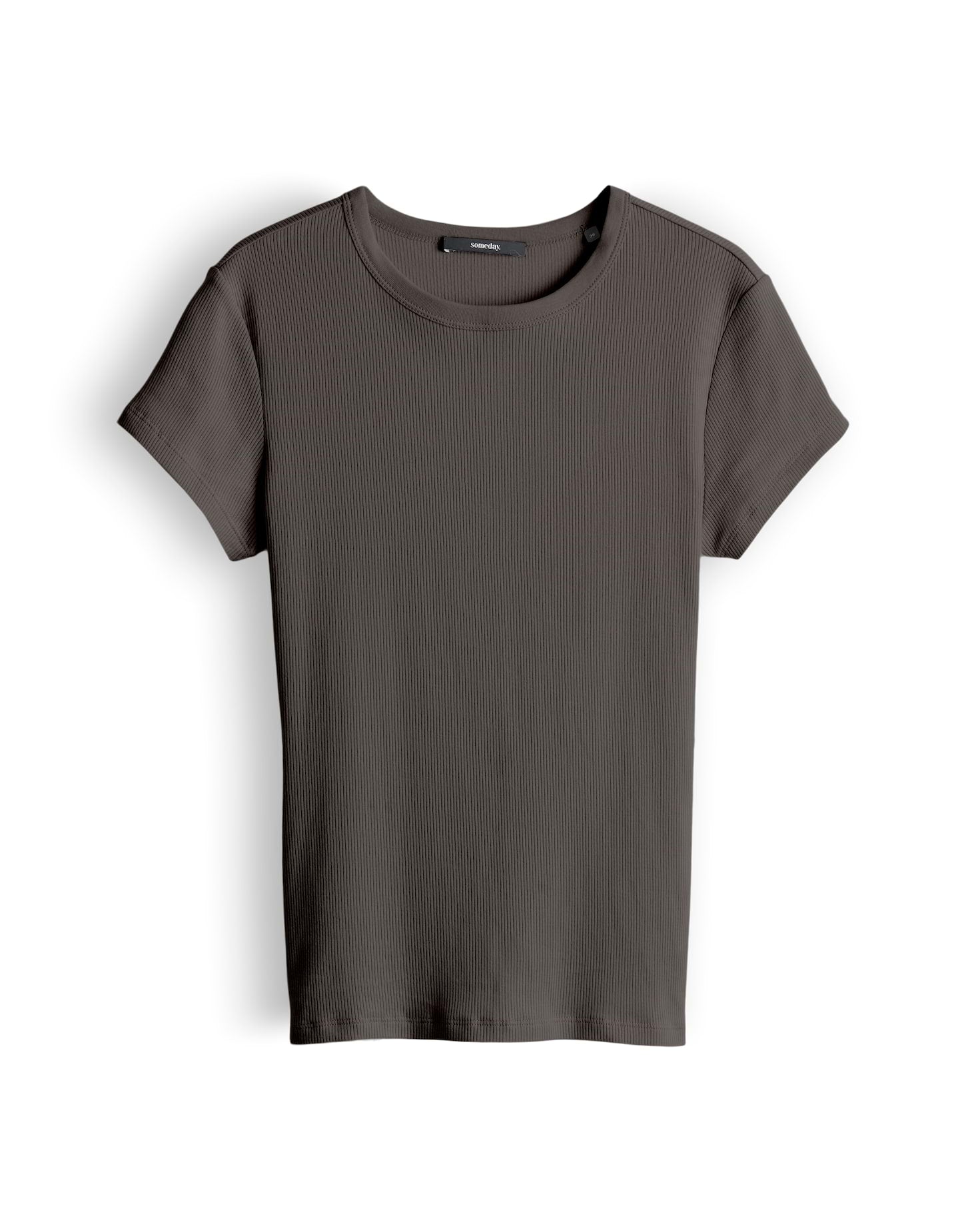 Someday Damen T-Shirts Dark Truffle