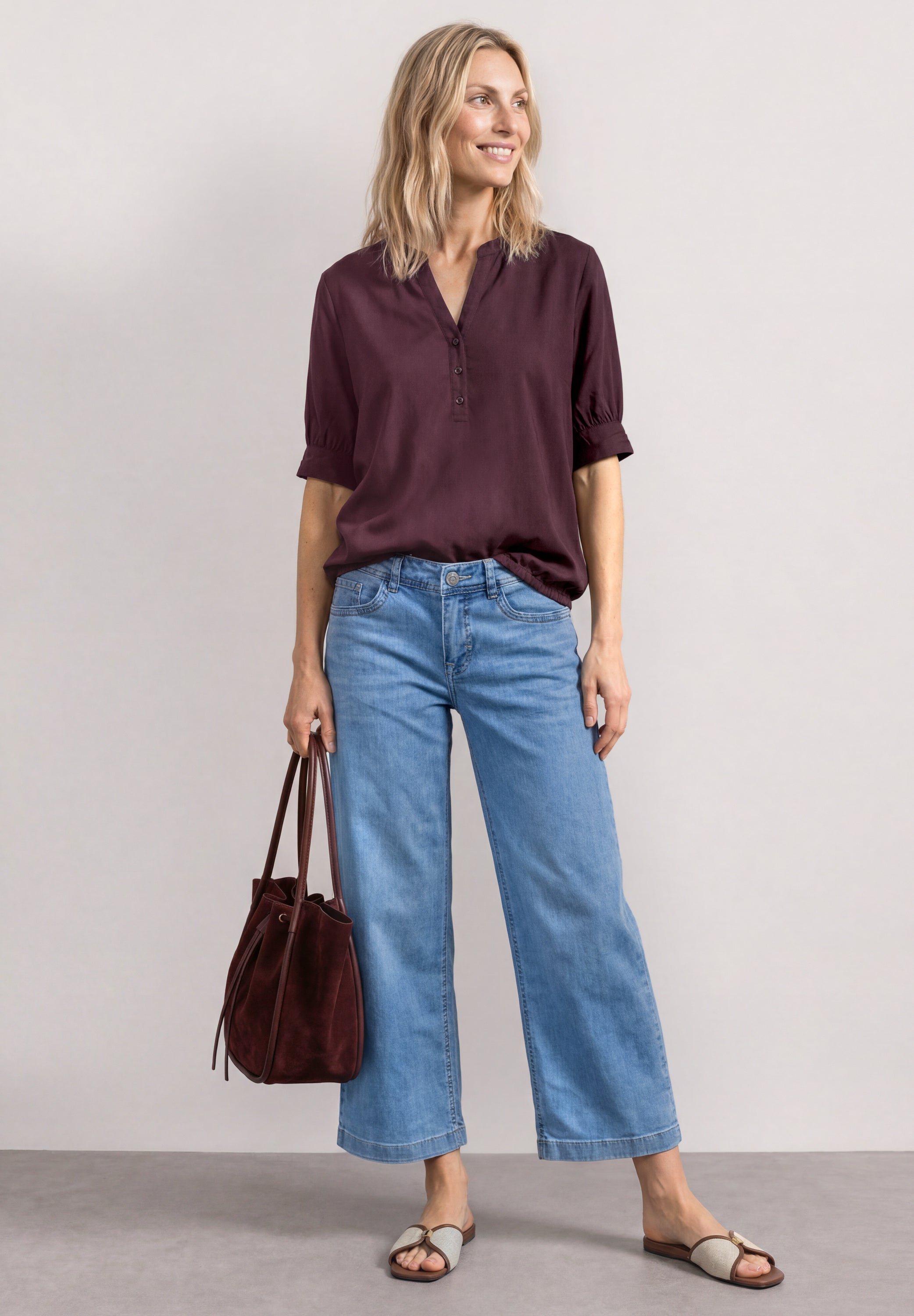 Street One Damen Blusen Rustic Ro