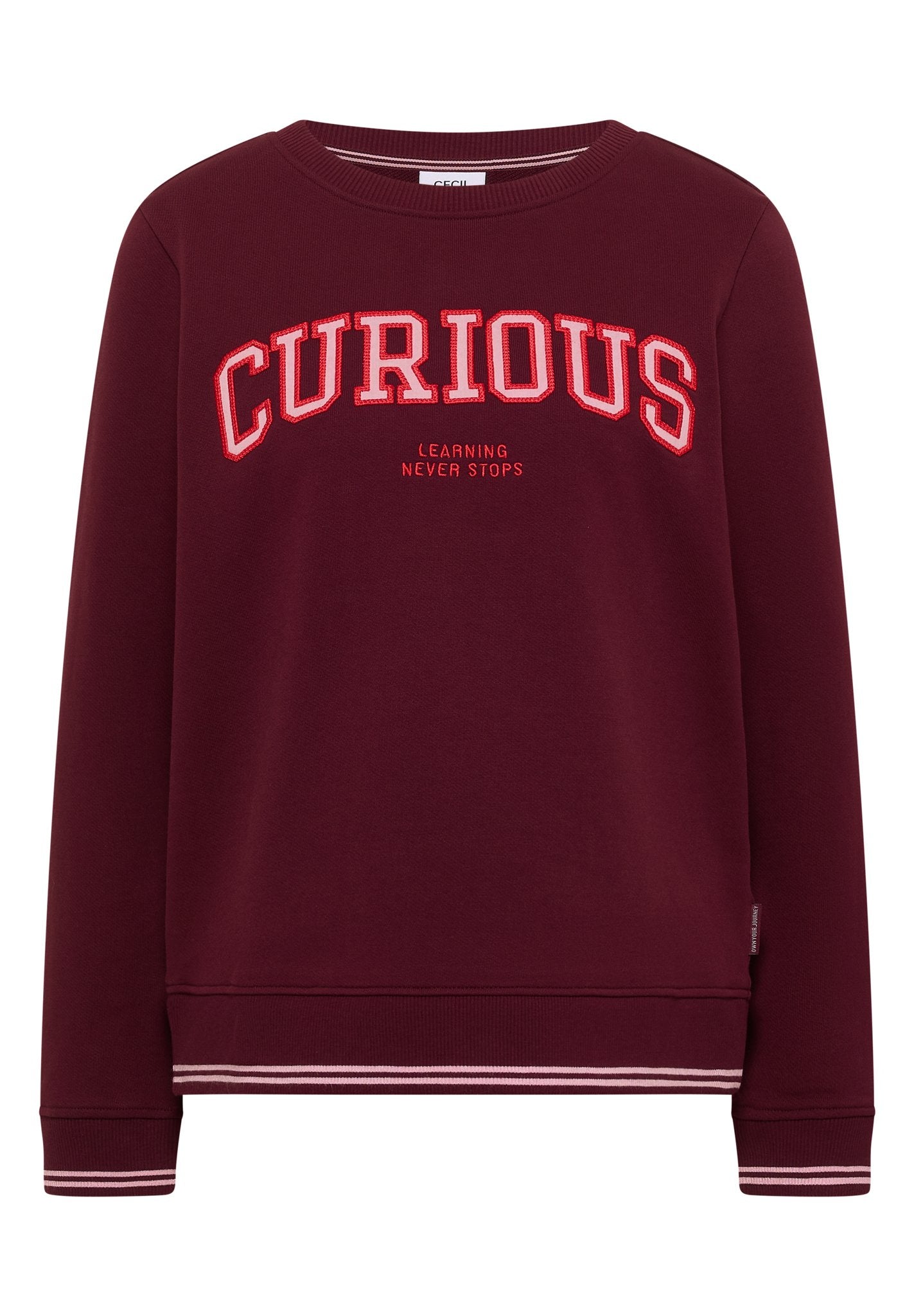 Cecil Damen Pullover Red Wine