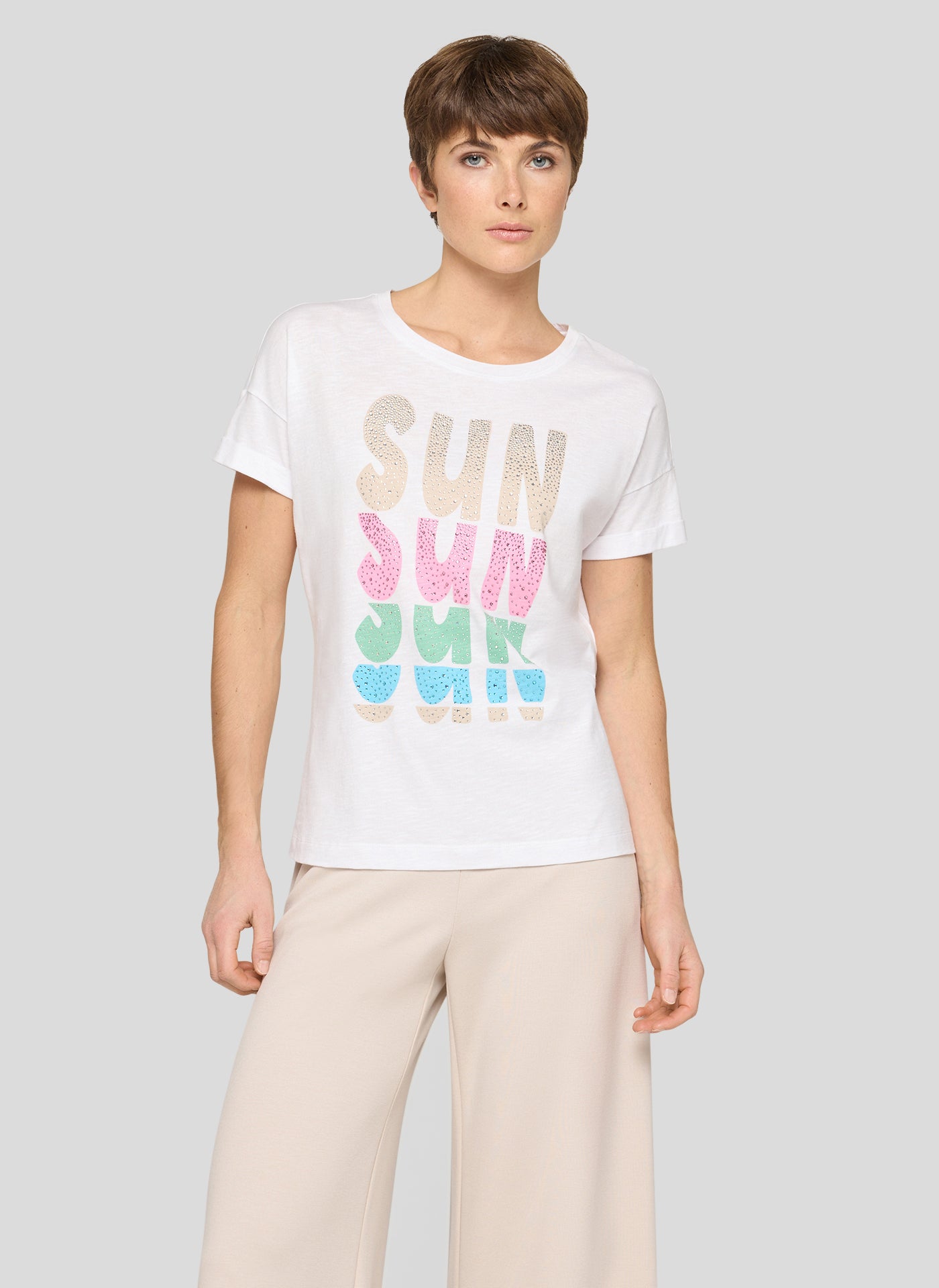 Rabe Damen T-Shirts Weiss