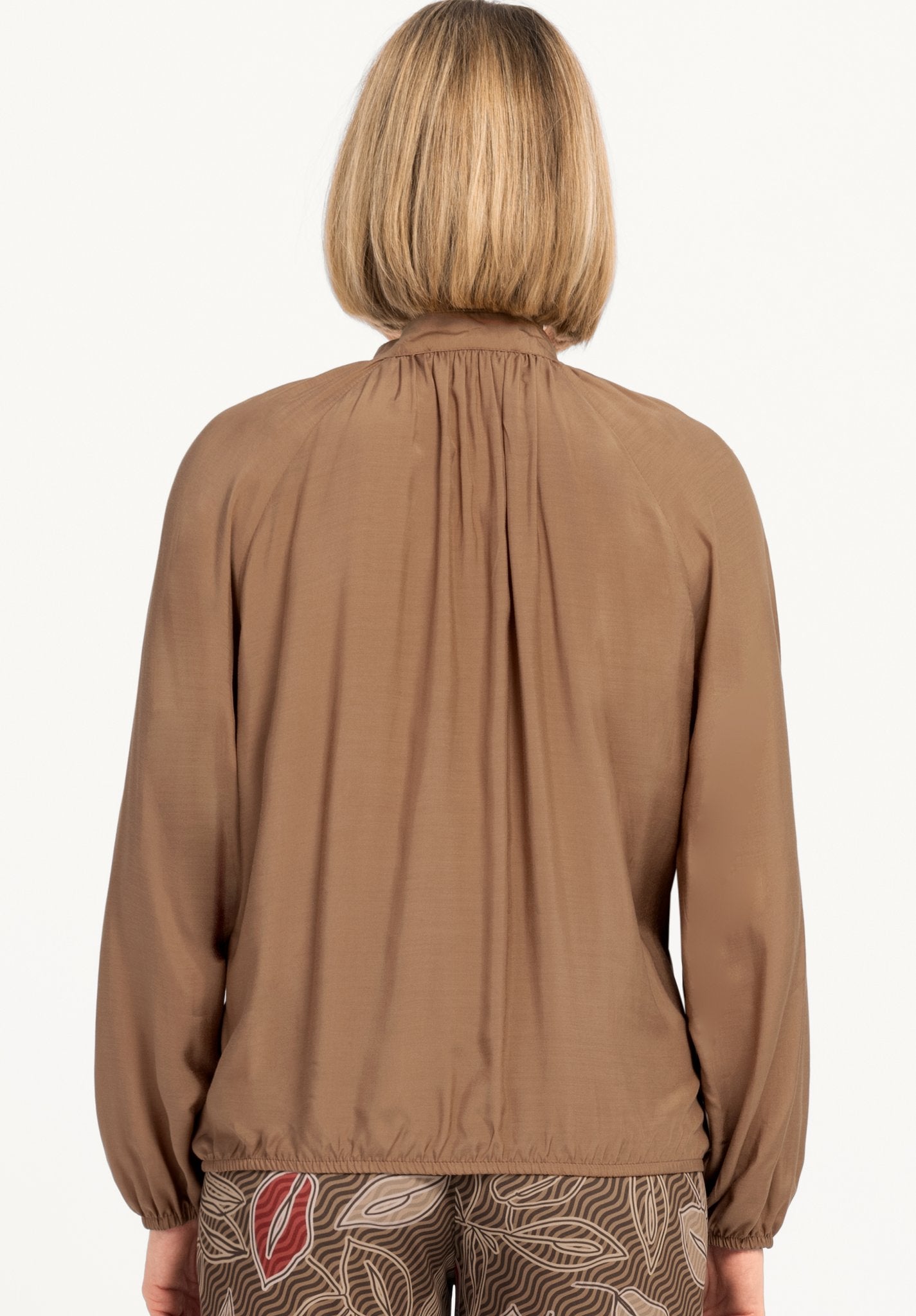 Bianca Damen Blusen Cognac