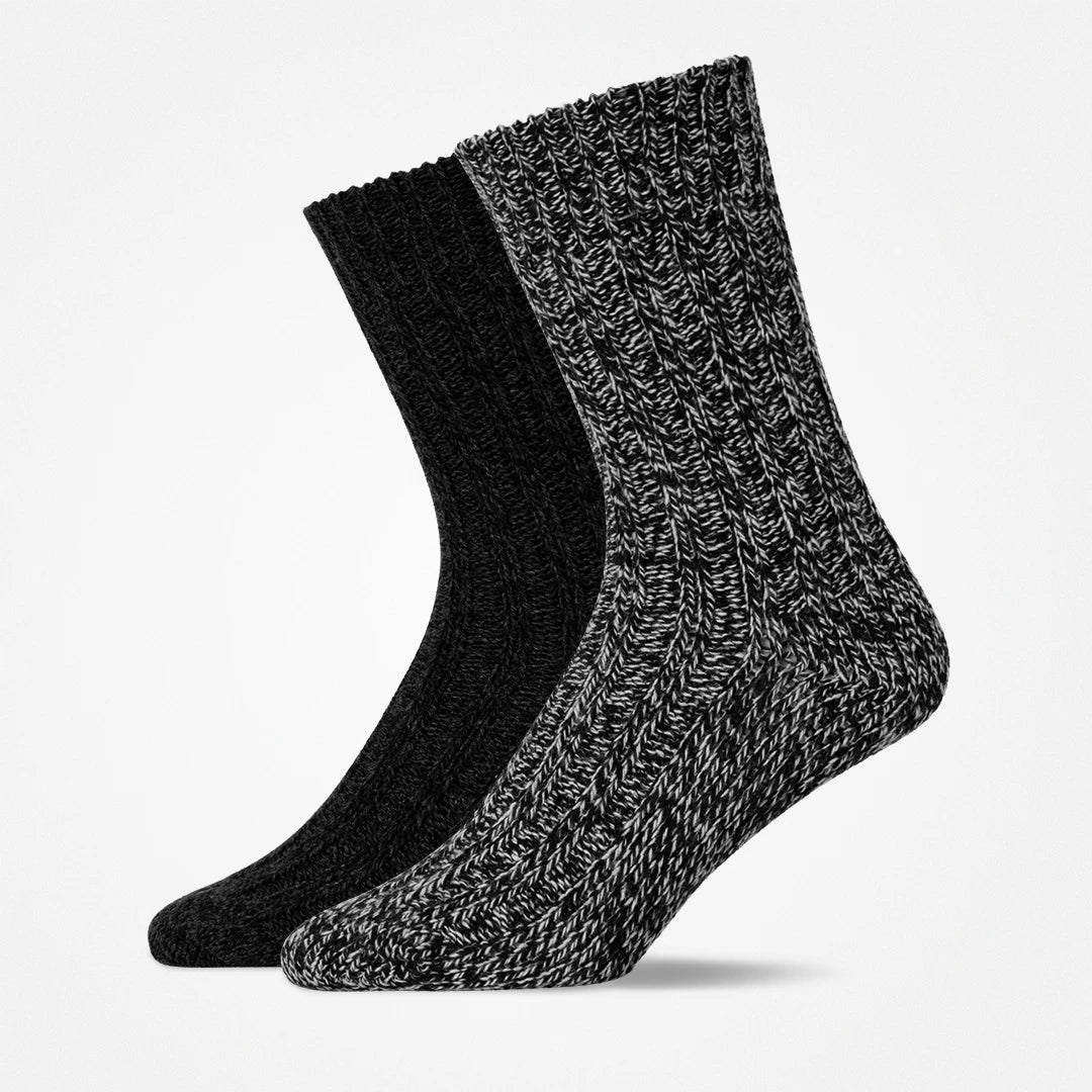 Snocks Herren Black/Grey