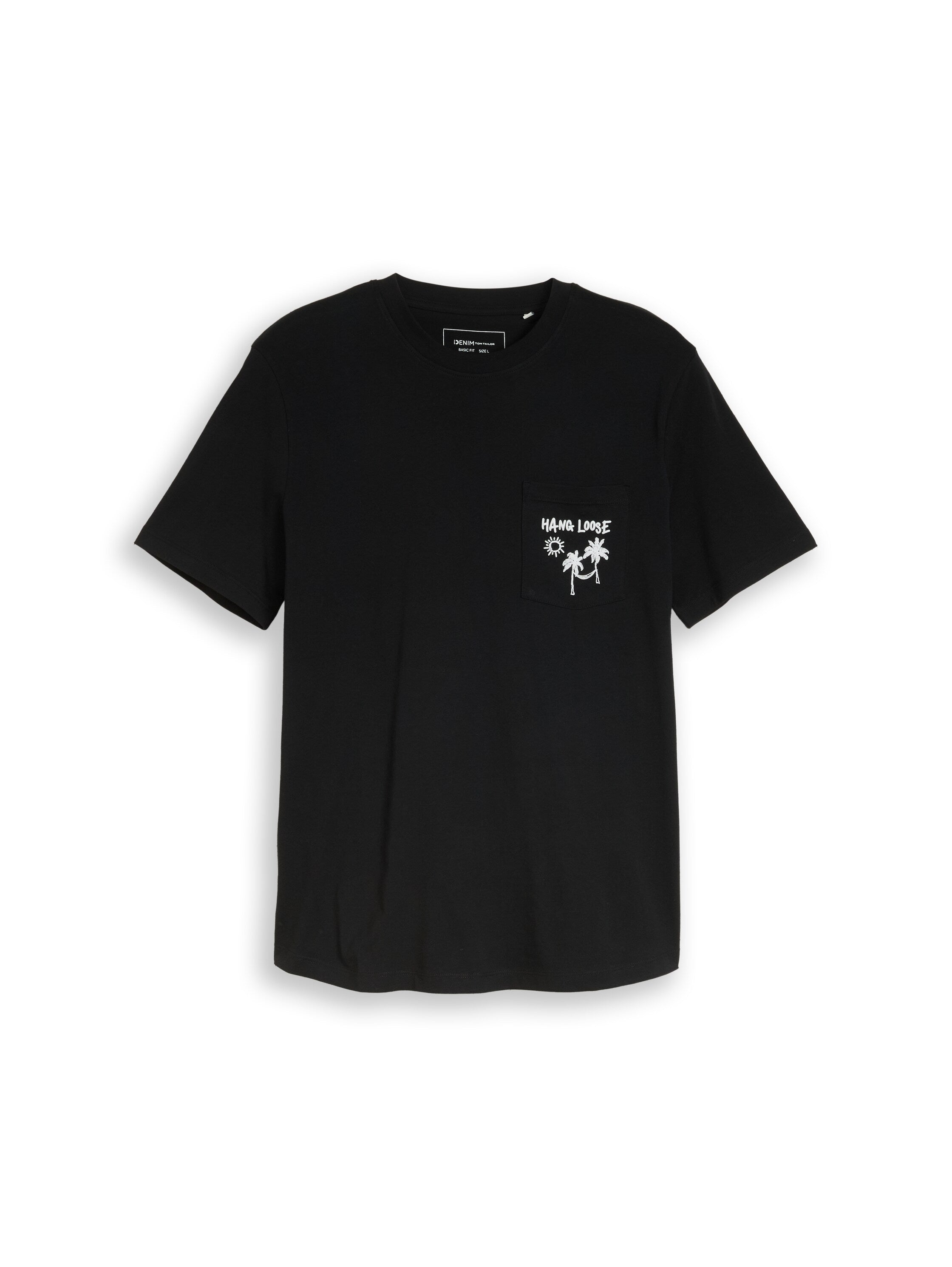 Tom Tailor denim Herren T-Shirts kurz Black