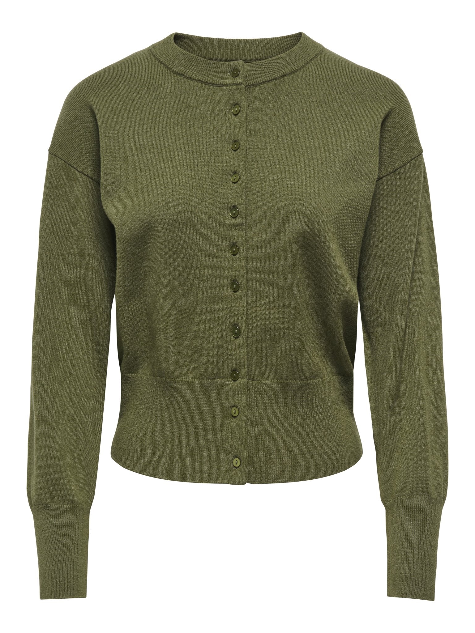 only Damen Strickjacken Winter Moss/Dtm