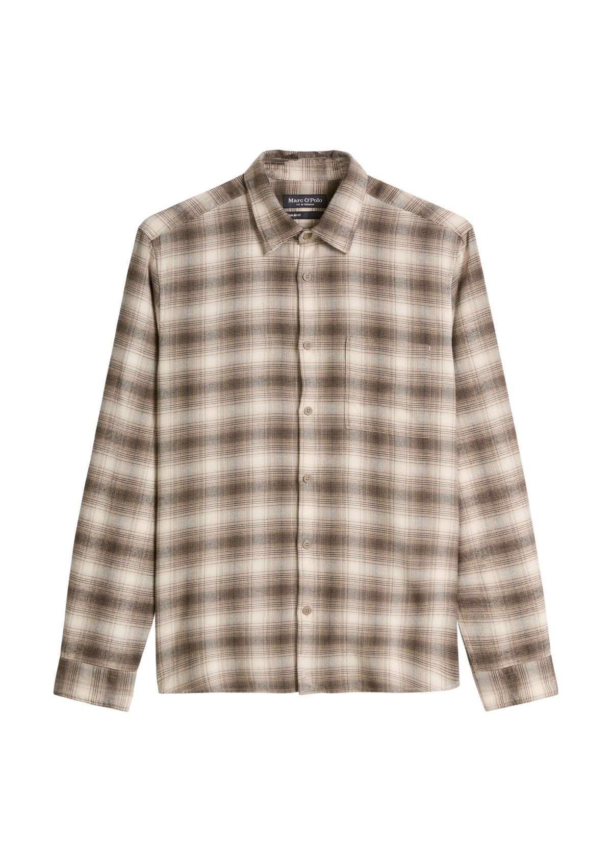 Marc O'Polo Herren Hemden Dark Brown