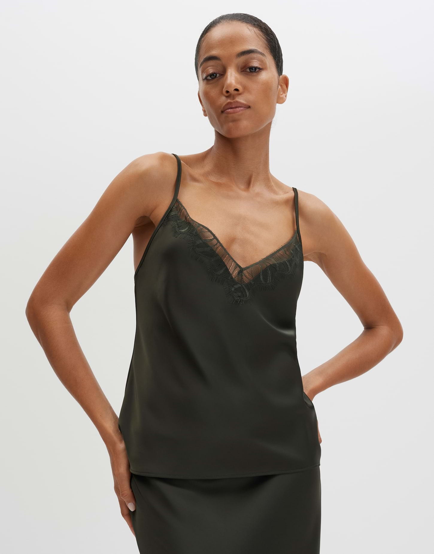 Someday Damen Blusen Midnight Olive