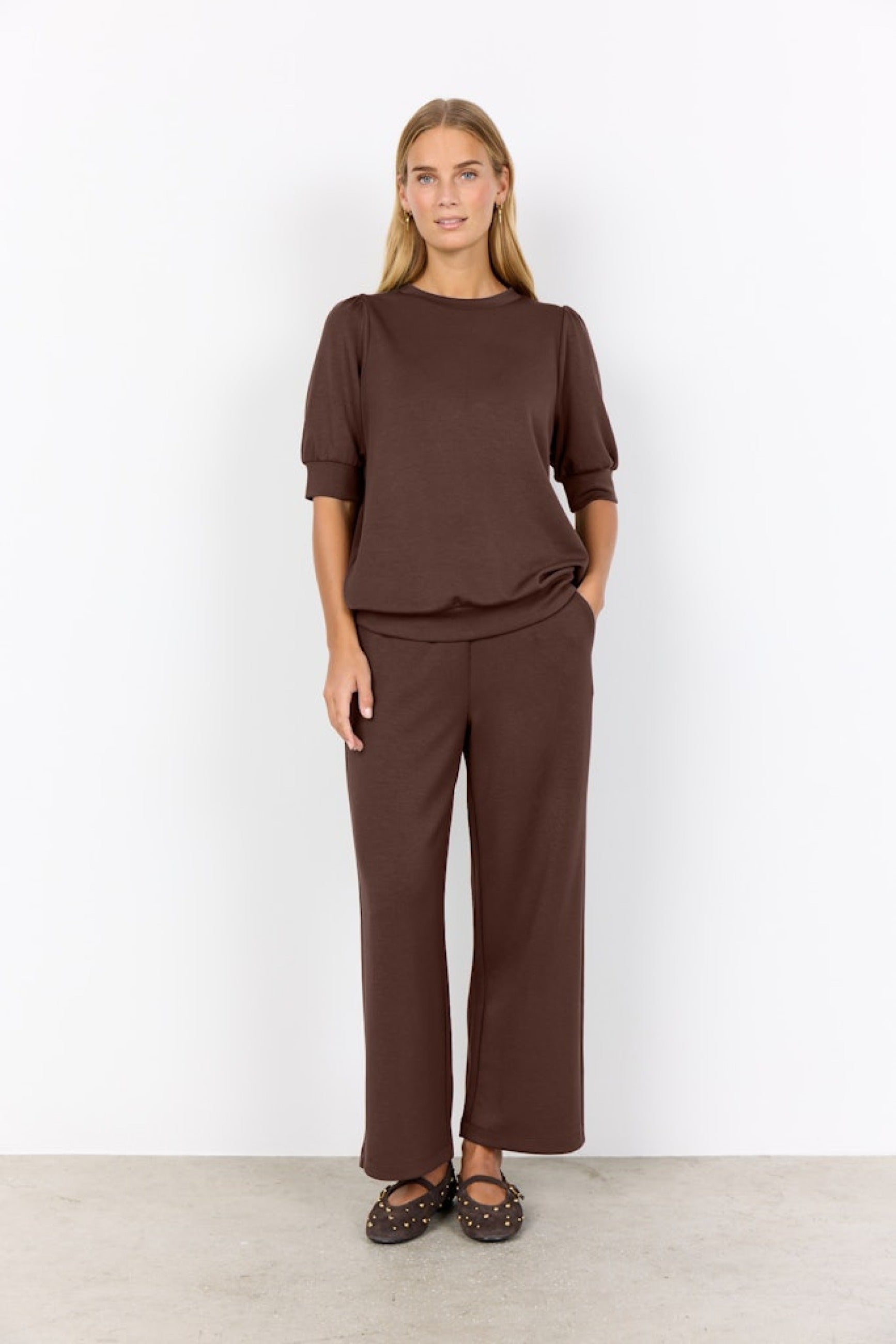 Soya Concept Damen Blusen kurz Hot Fudge