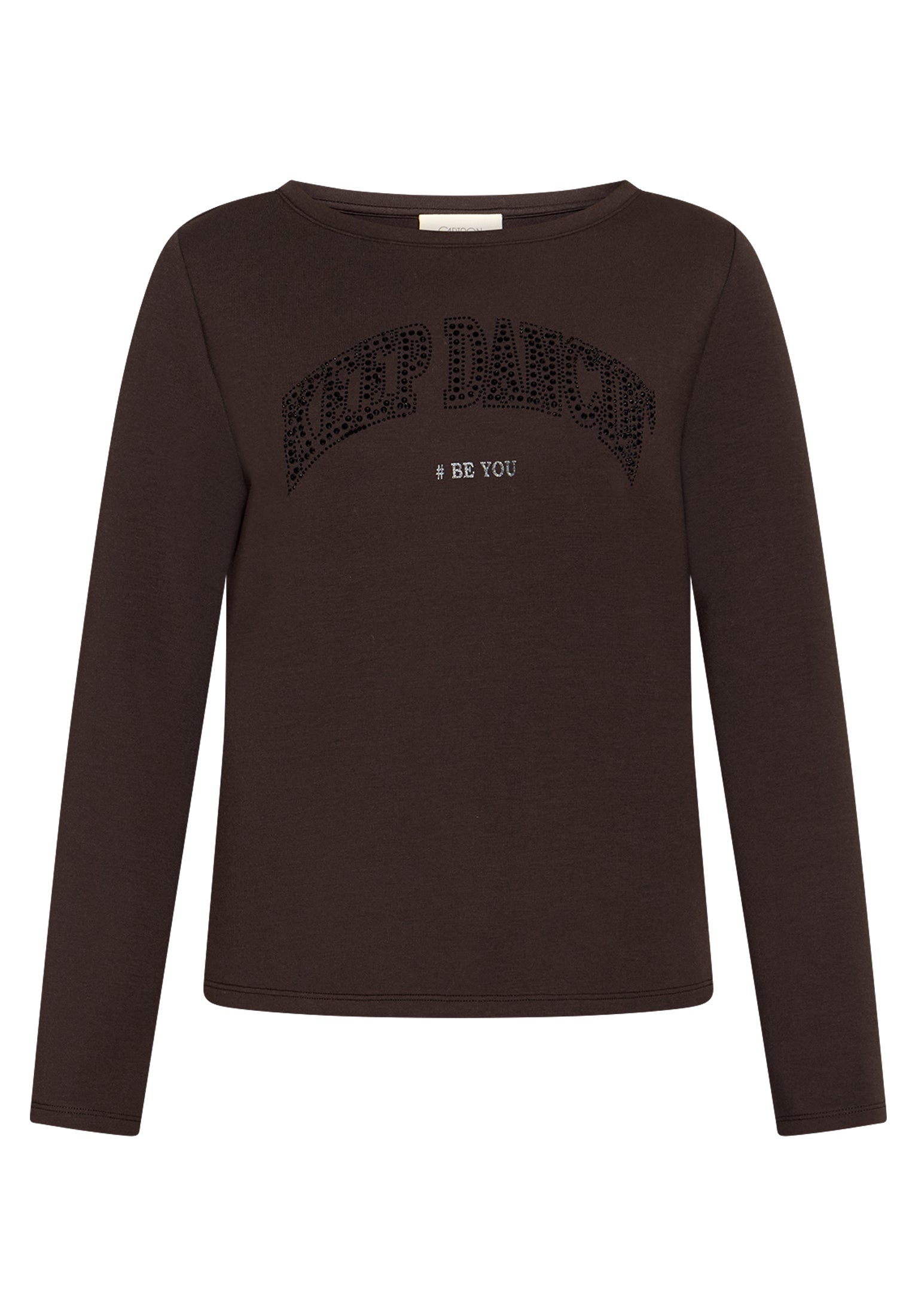 Cartoon Damen Sweatshirts Patch Brown/Bla