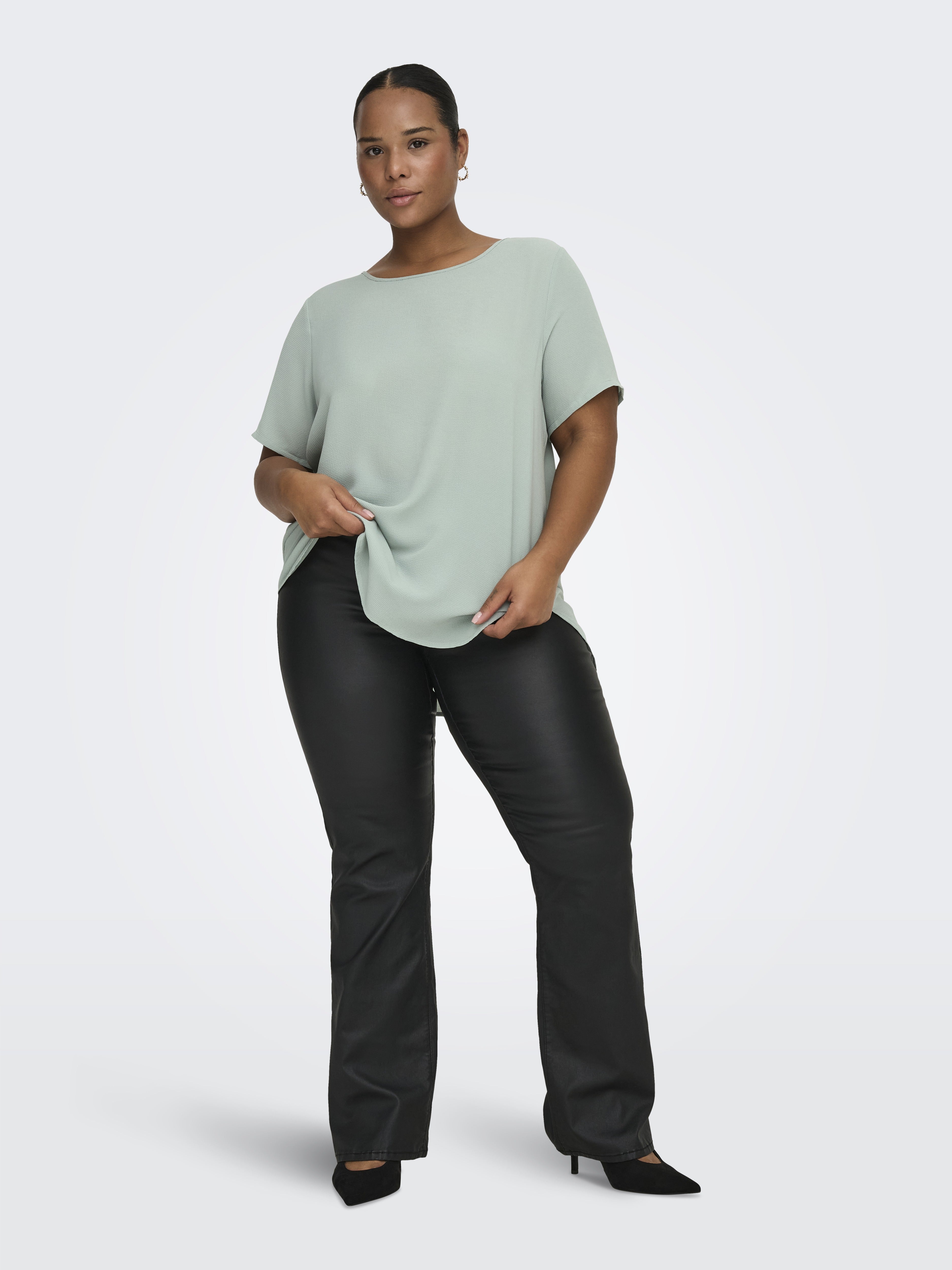 Only Caramkoma Damen T-Shirts Jadeite