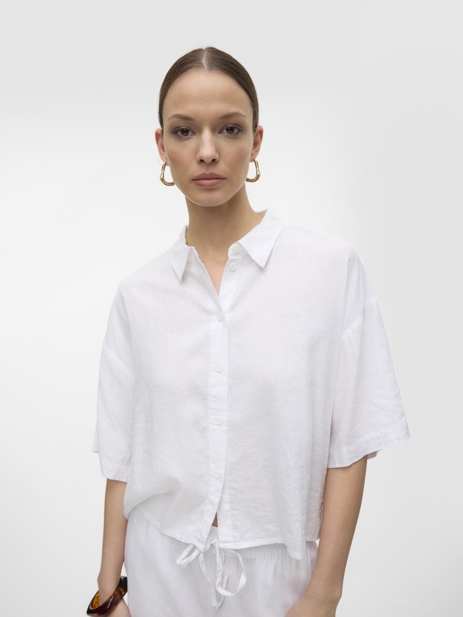 Vero Moda Damen Blusen Snow White