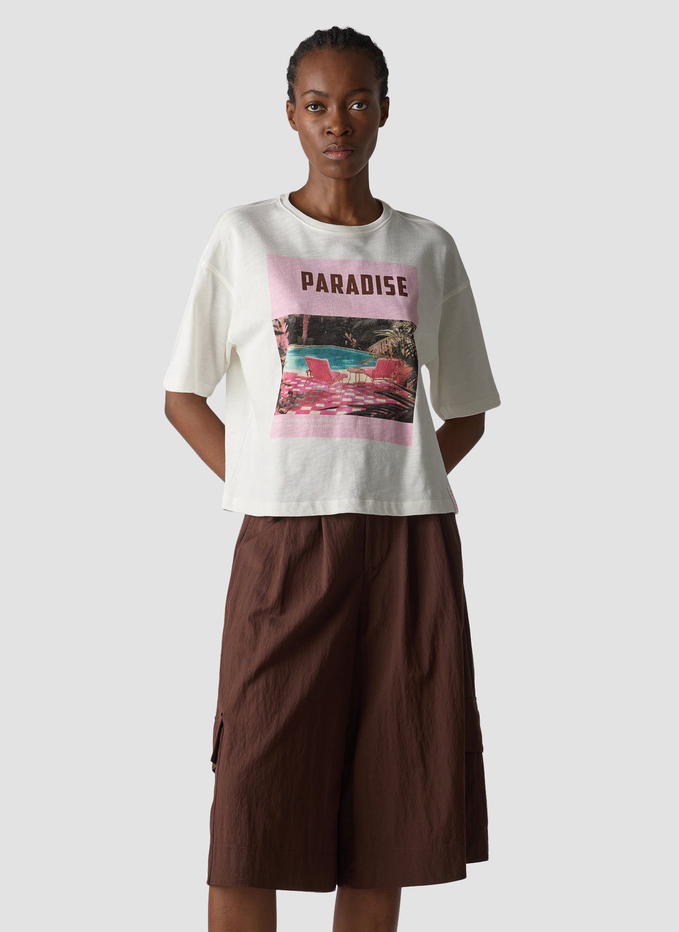 Le Comte Damen T-Shirts Natur