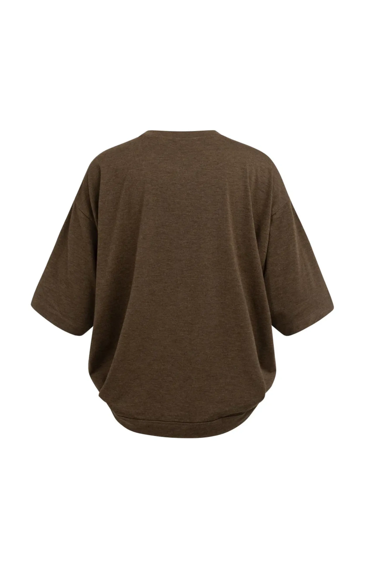 Oversize-Jersey-Top mit Ballonrücken-Detail