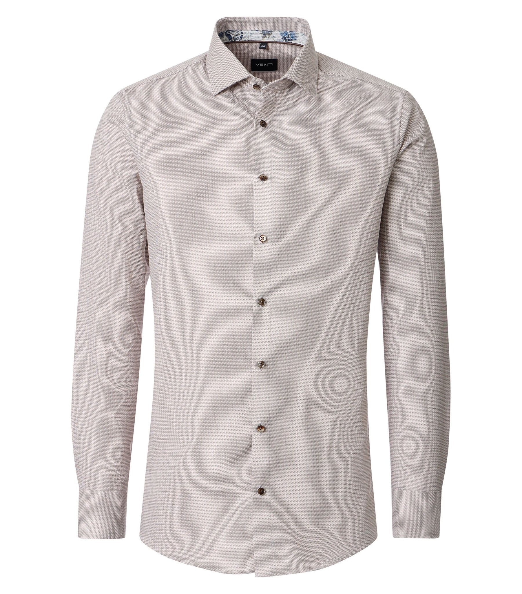 Venti Herren Hemden lang Beige