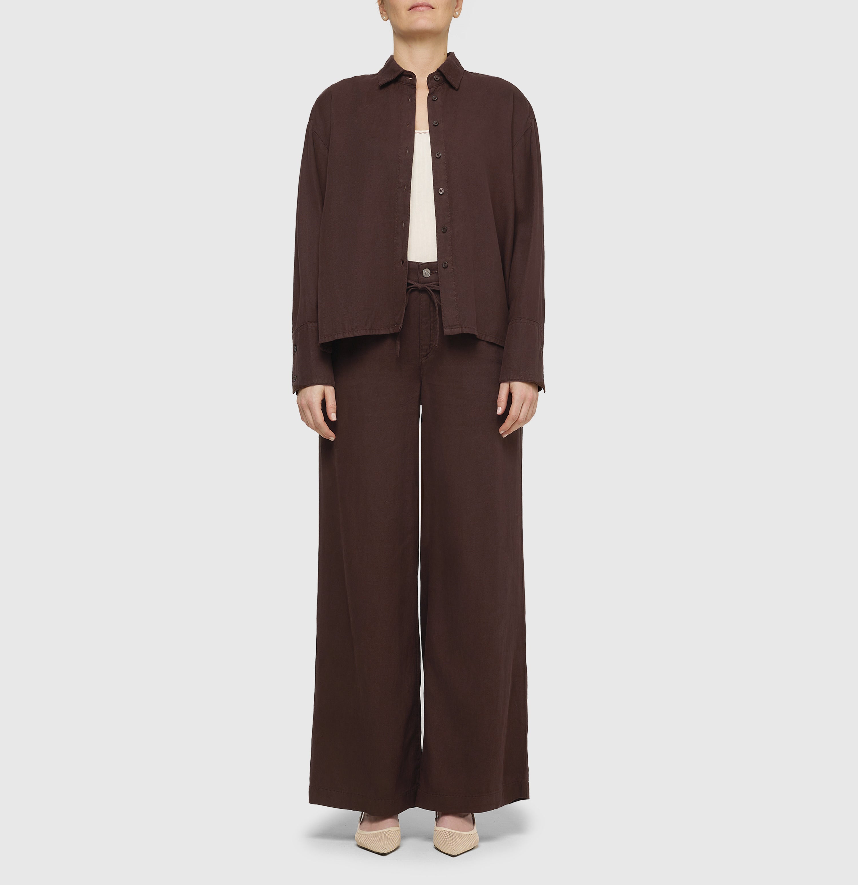 Mac Damen Hosen Truffle Brown P