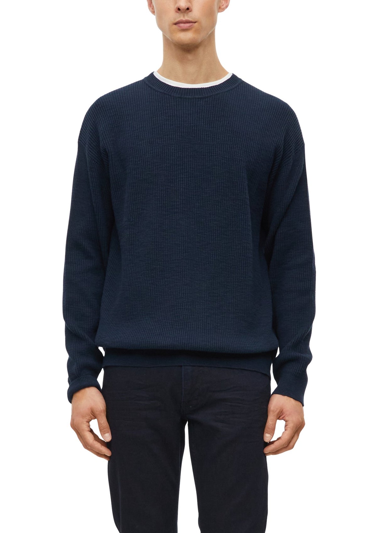 S. Oliver red Herren Pullover Blue