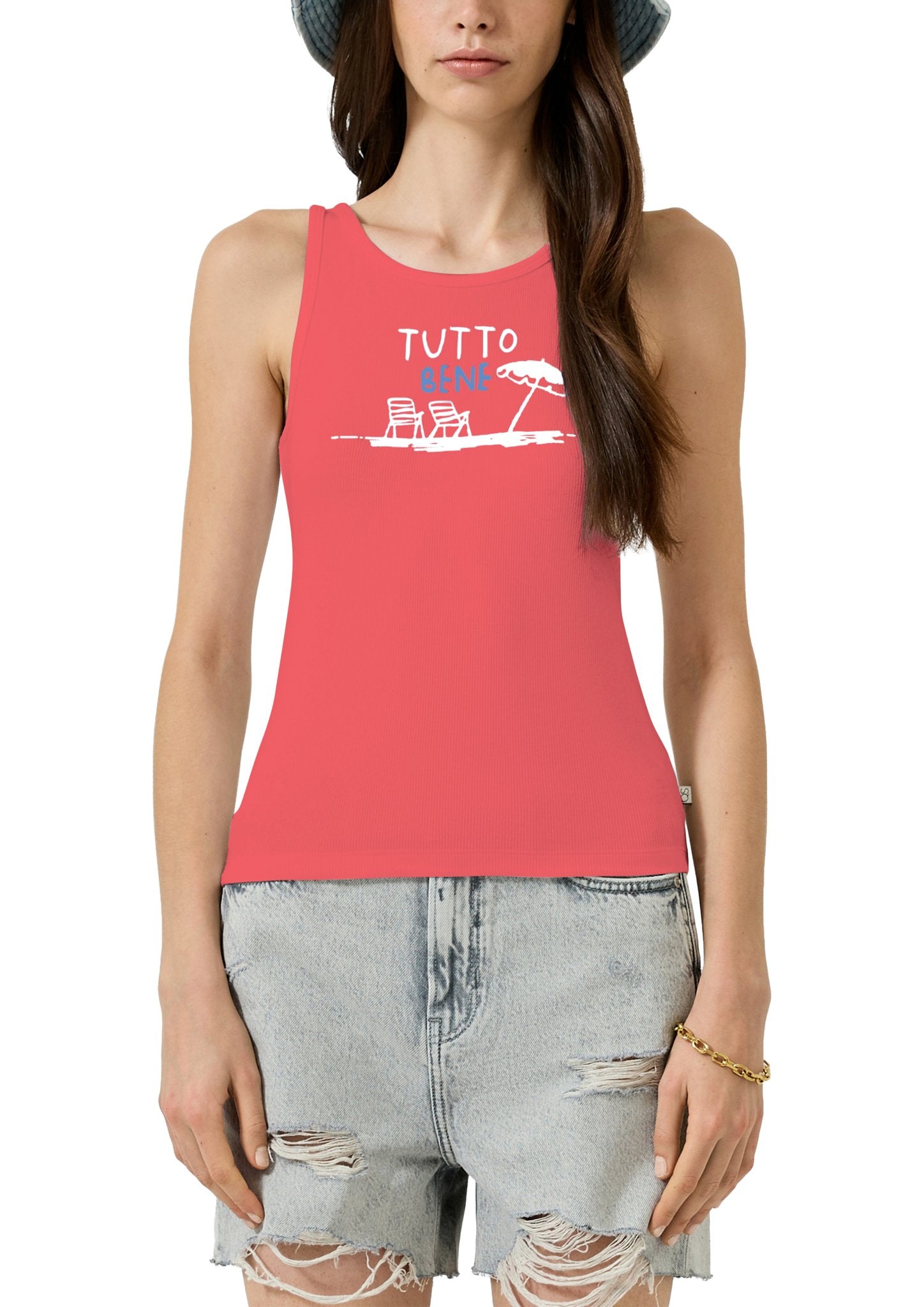 QS by S.Oliver Damen Tops Red