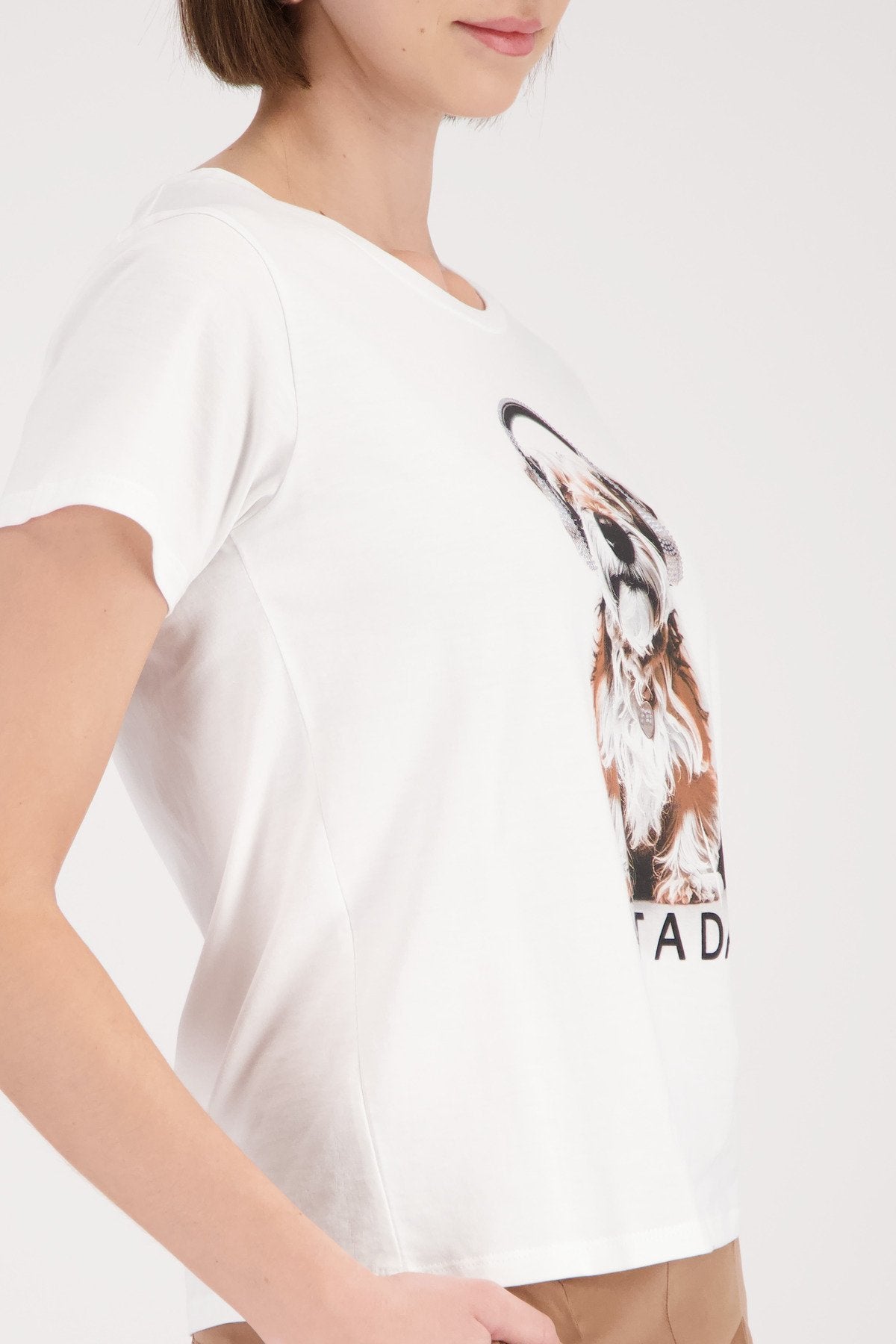 Monari Damen T-Shirts Cream
