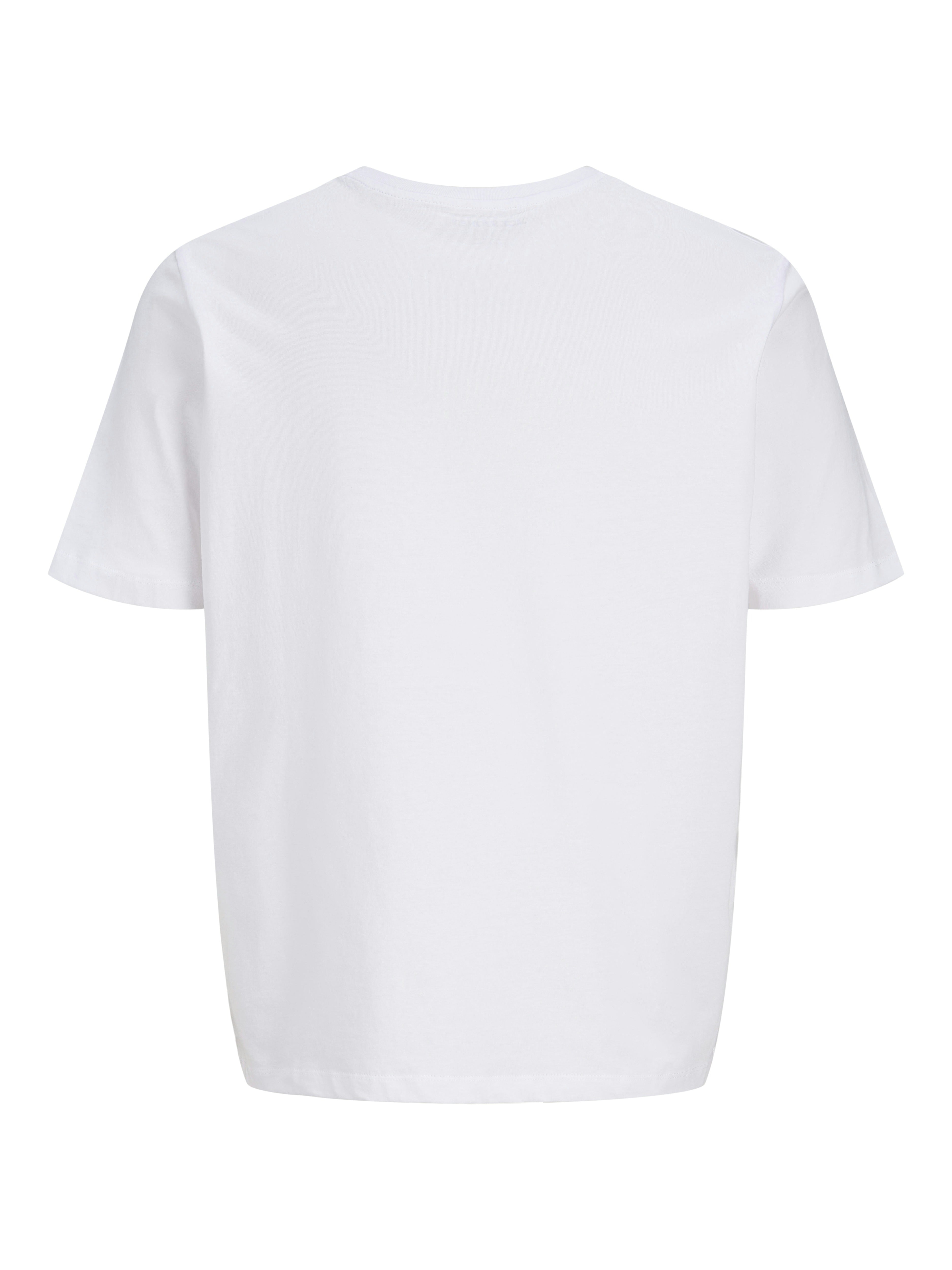 Jack & Jones Herren T-Shirts kurz Bright White