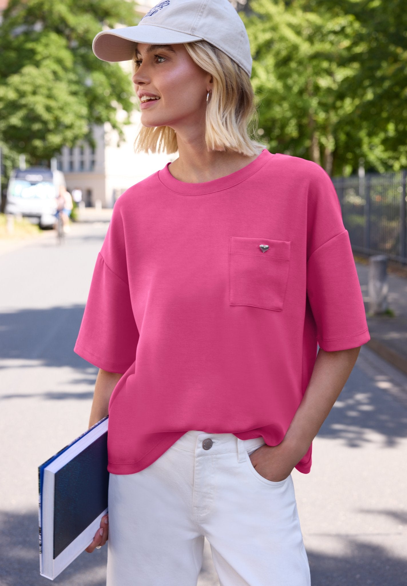Street One Studio Damen T-Shirts Ruby Rasp