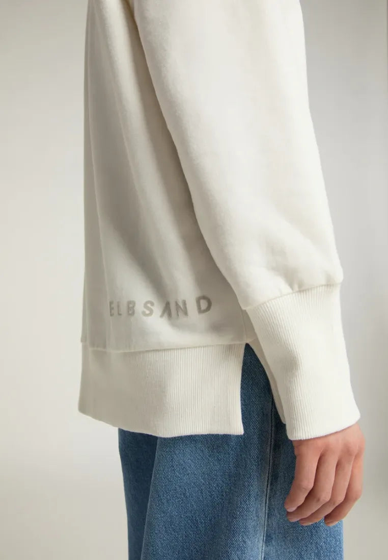 Elbsand Damen Sweatshirts Cloud White