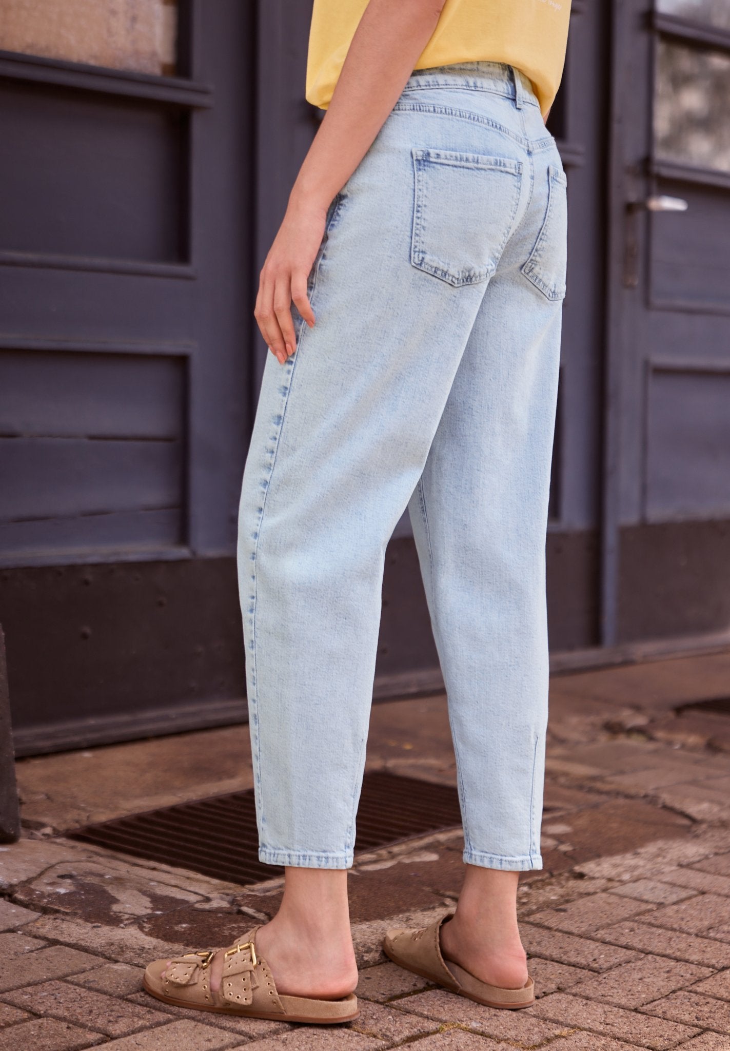 Street One Studio Damen Hosen Bleached