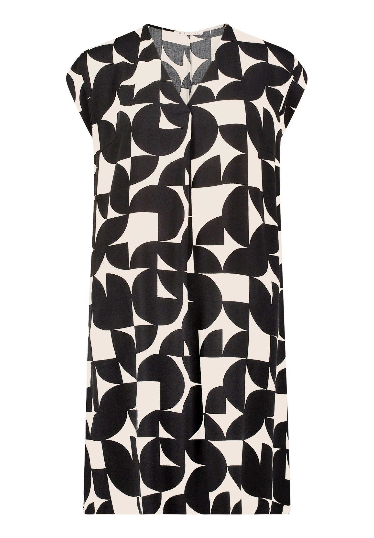 Betty & Co Damen Kleider Black/Cream