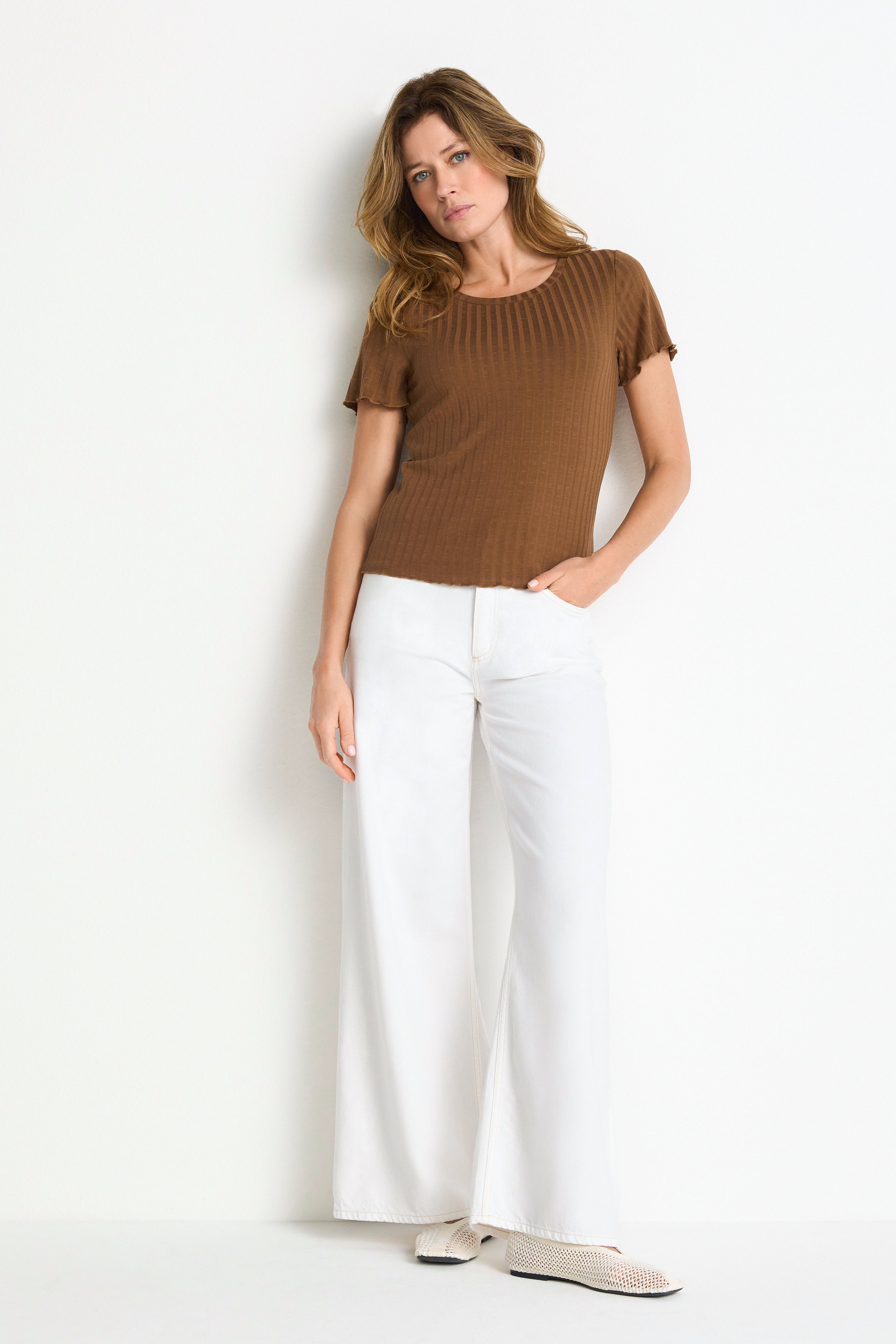 Rich & Royal Damen T-Shirts Coconut Bark
