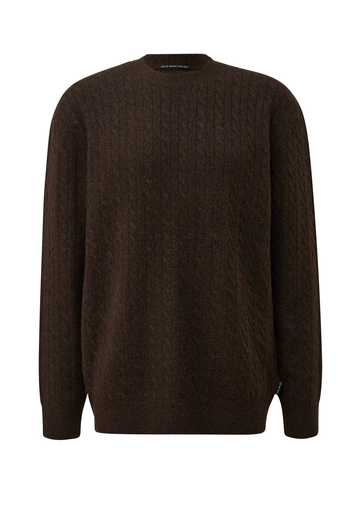 QS by S.Oliver Herren Pullover Brown